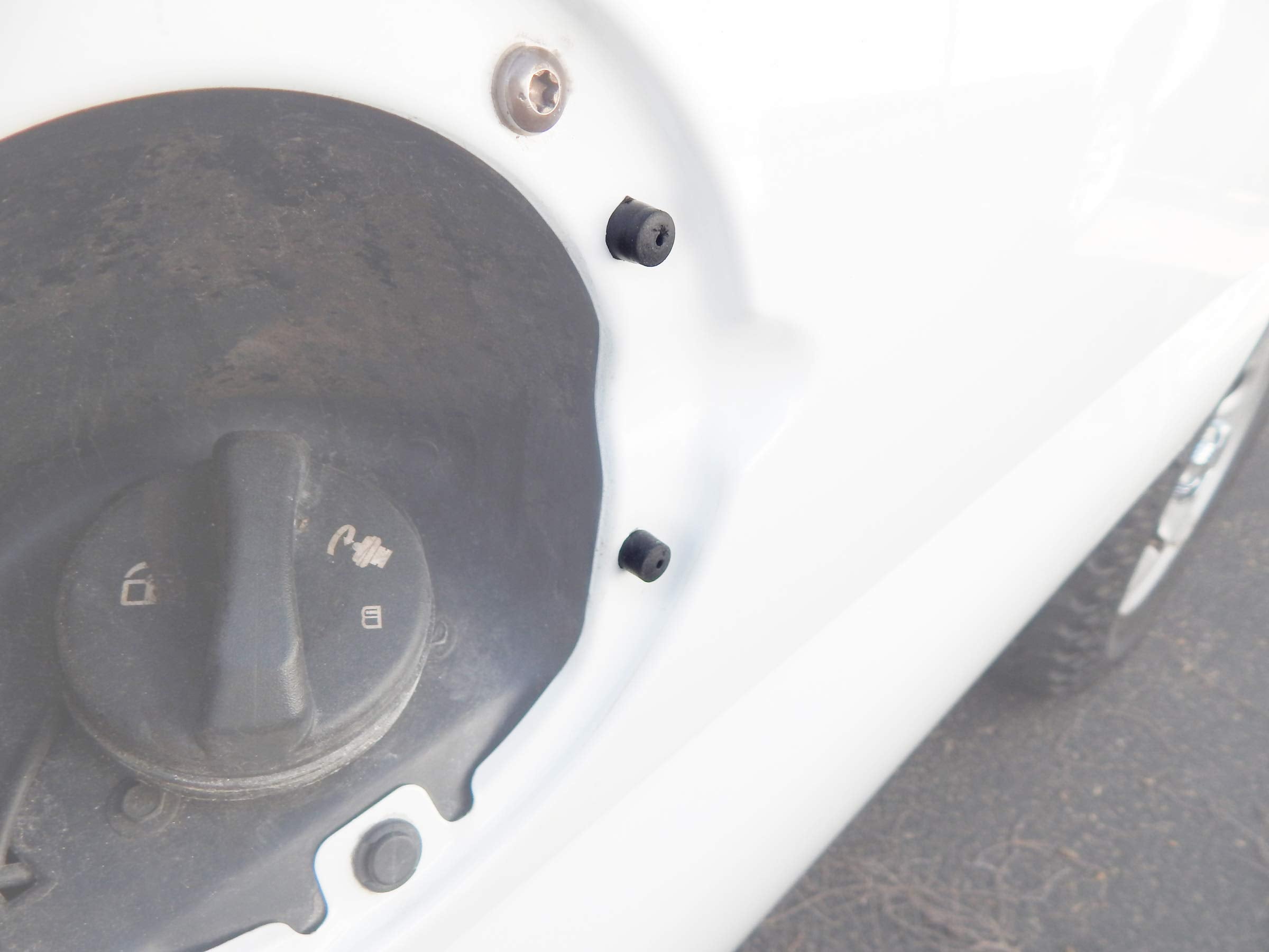 Red Hound Auto 2 Fuel Filler Door Rubber Stop Bumpers Compatible with Chevrolet GMC (1999-2006 Silverado, 2004-2012 Colorado, 2000-2006 Yukon)