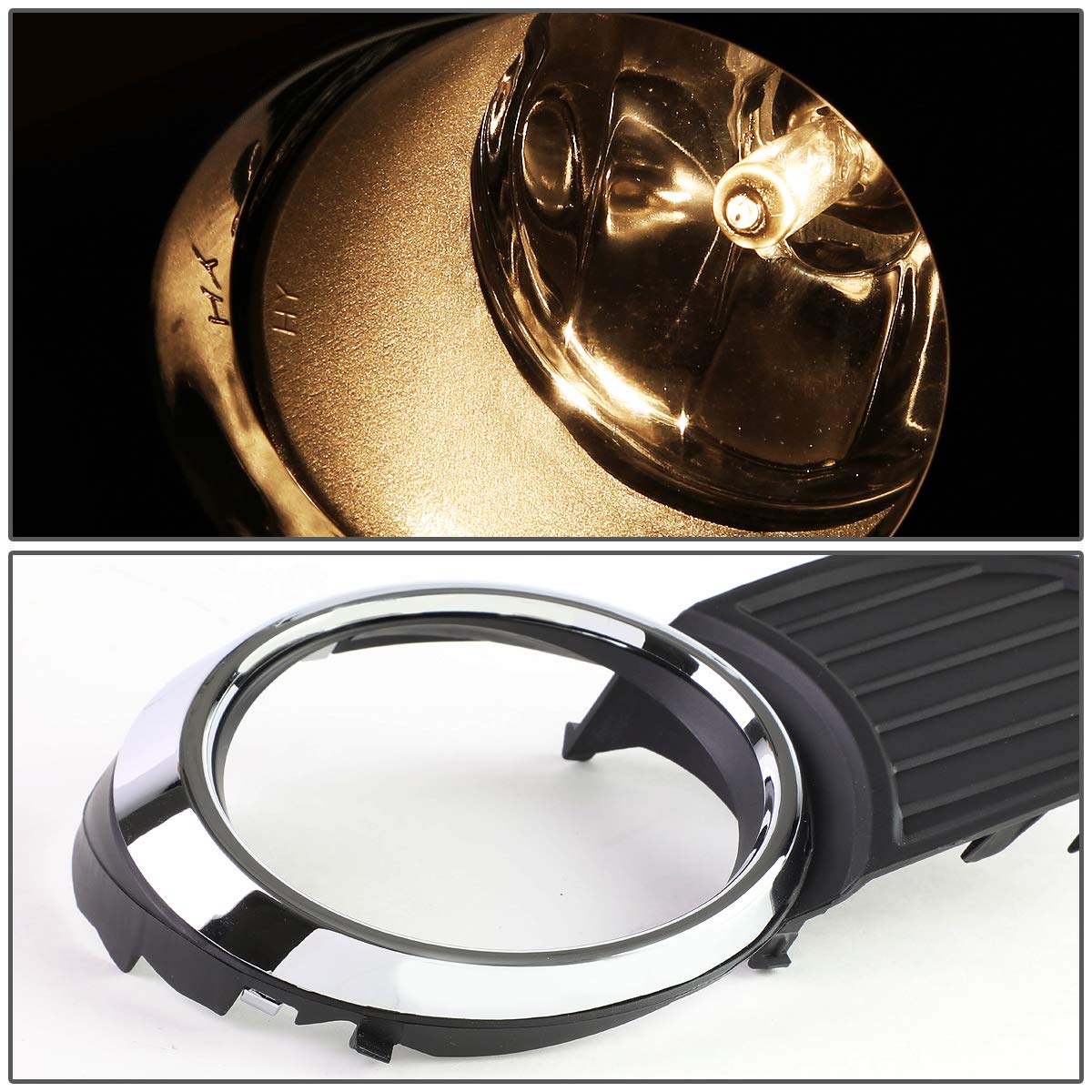 DNA MOTORING FL-ZTL-221-SM Front Bumper Fog Light With Switch Driver & Passenger Side Enhance visibility [Compatible with 11-17