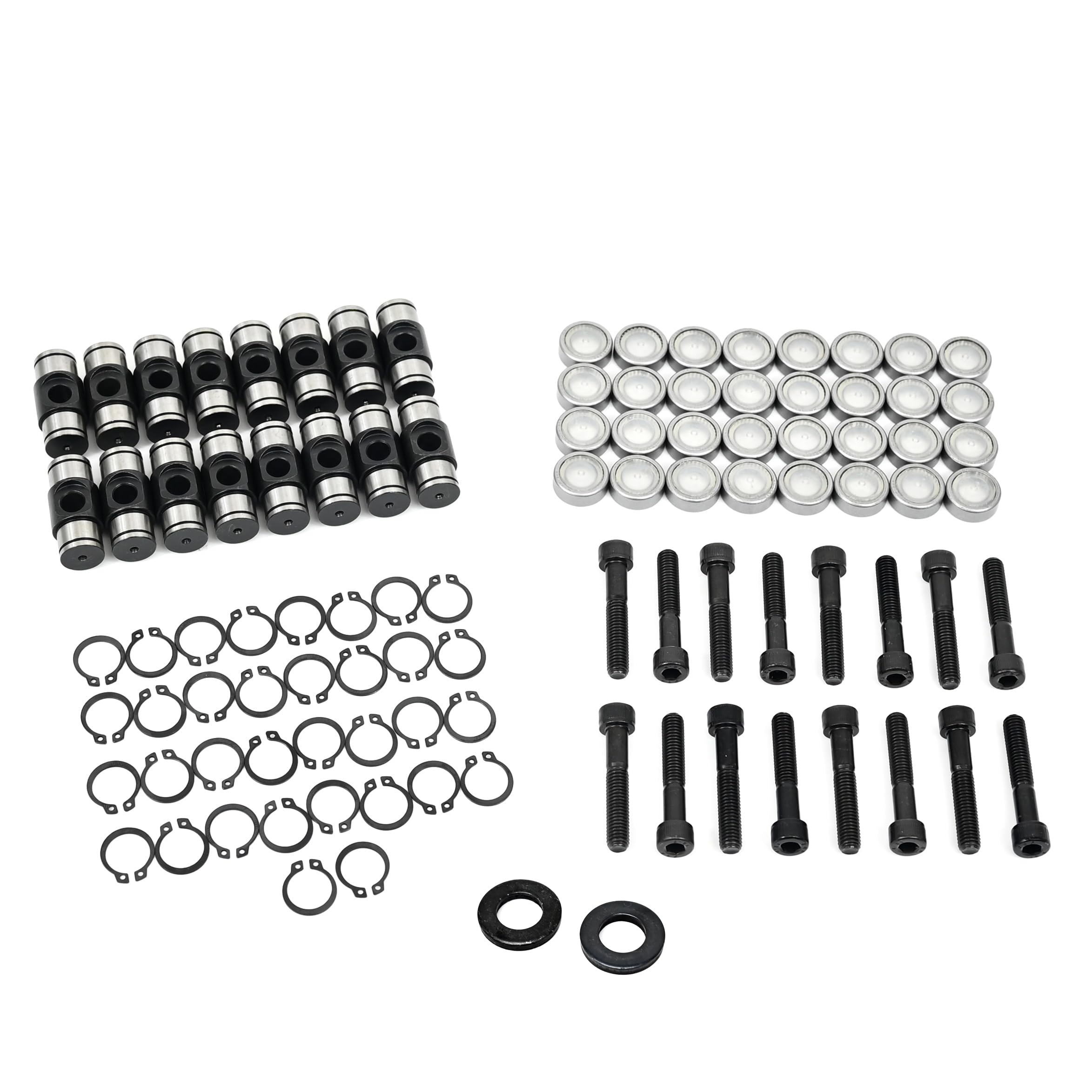 Michigan Motorsports LS Rocker Arm Trunion Upgrade Kit - Fits GM LS1 LS2 LS6 LS3 4.8 5.3 5.7 6.0