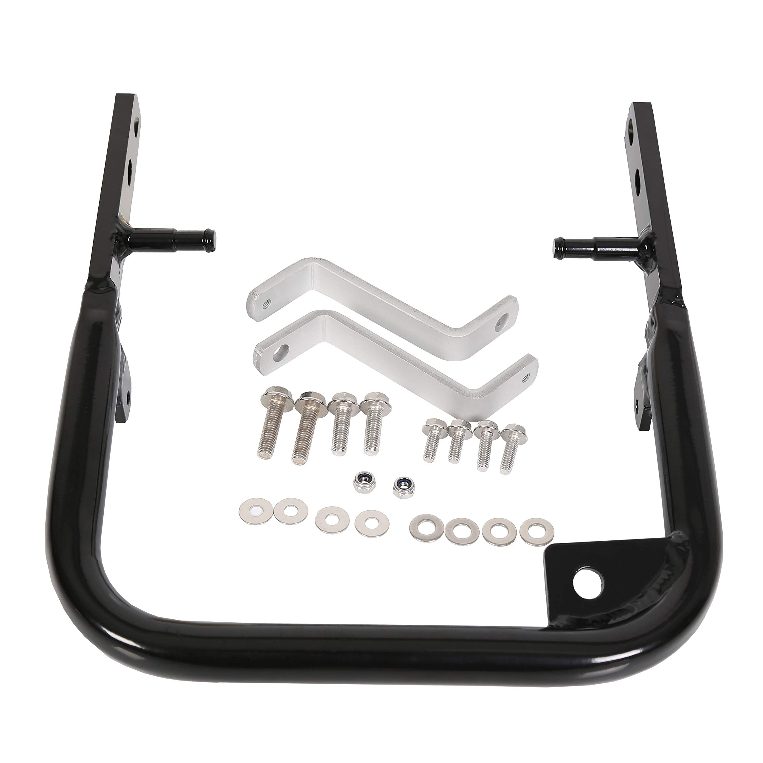 Ecotric Rear Grab Bar Compatible With Yamaha Raptor 700 2006-2020 Yamaha Raptor 700R 2009-2016 Rear Bumper Grab Bar Aluminum