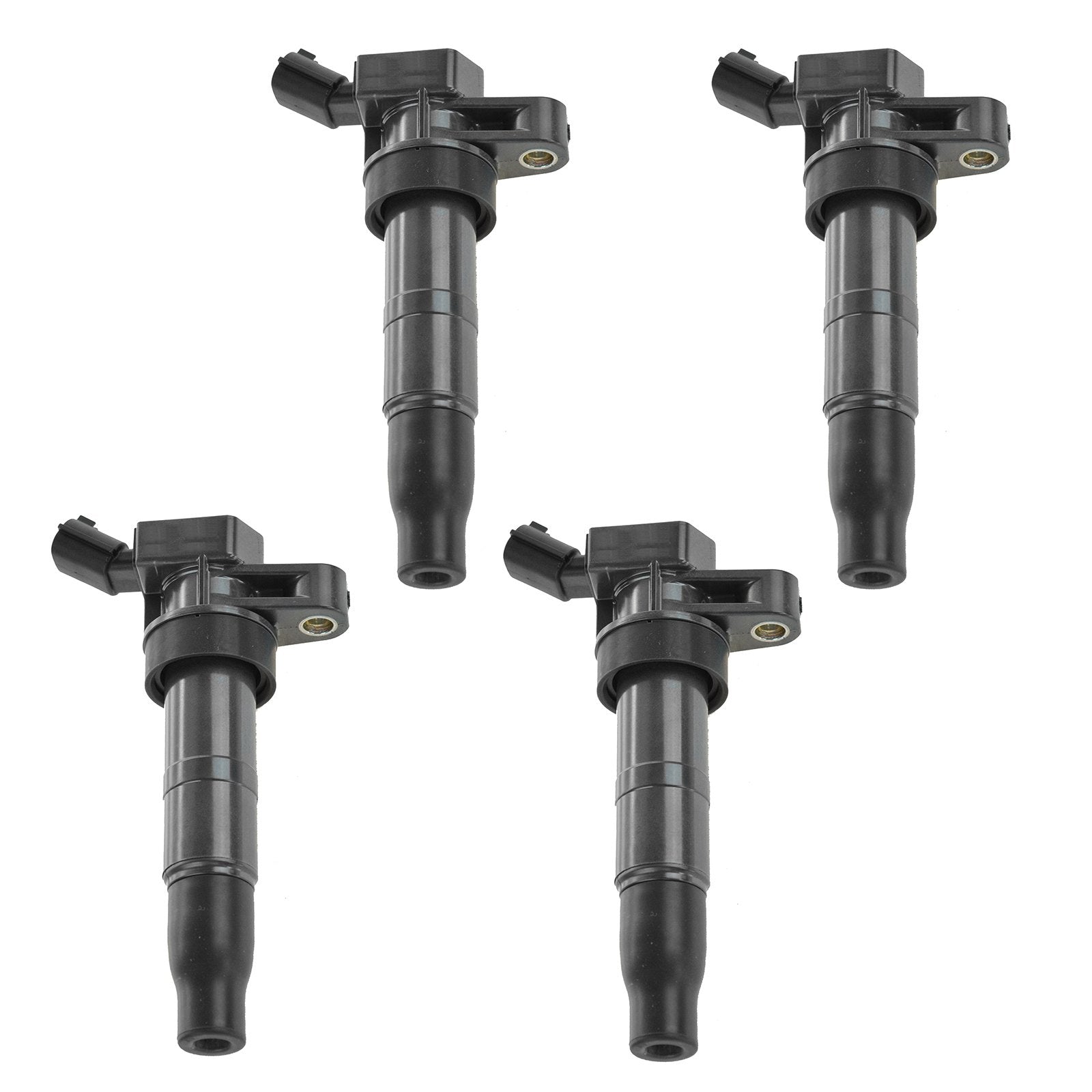 Trq Ignition Coil Set Compatible With 08-15 Hyundai 07-16 Kia