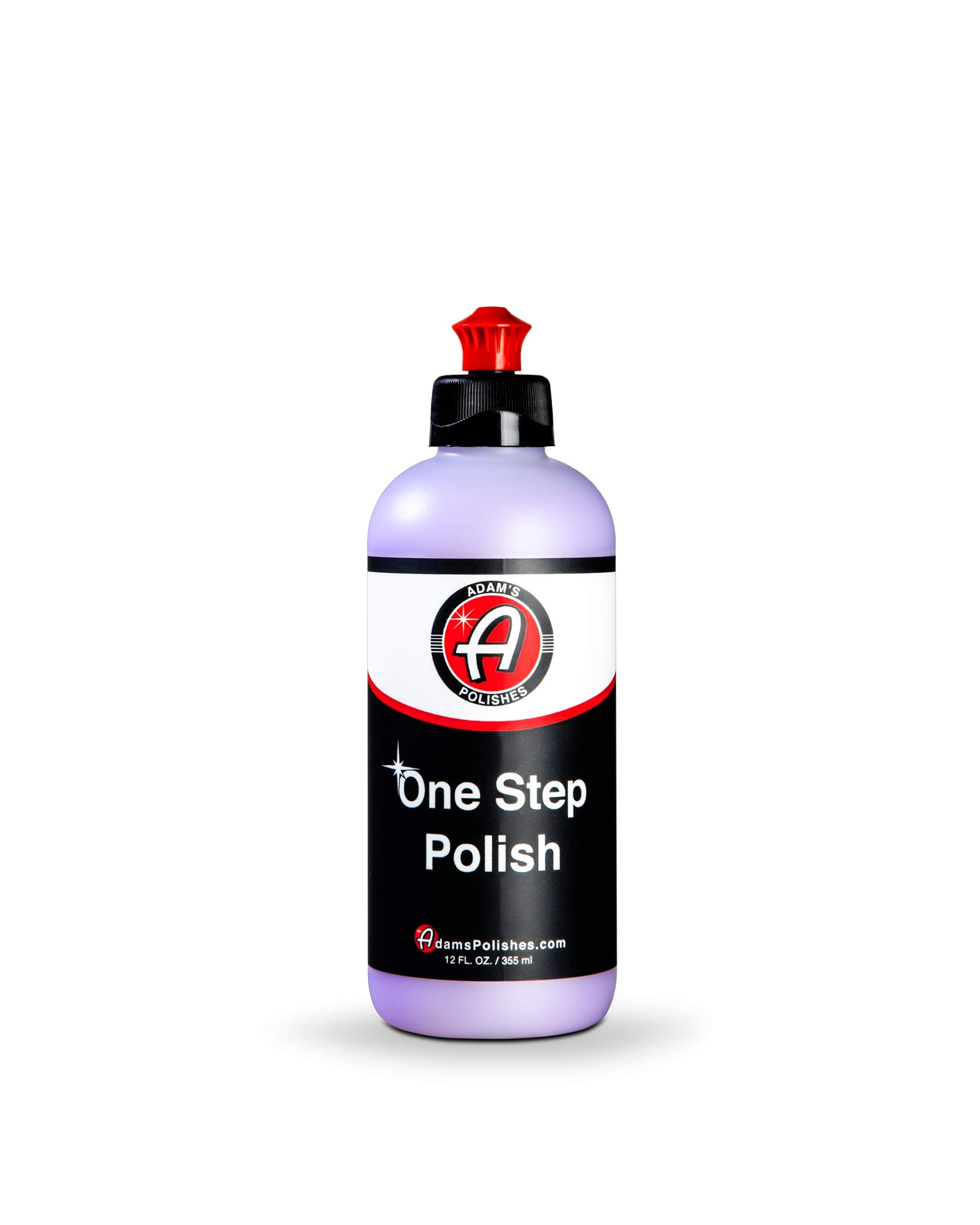 Adams Polishes One Step Polish 12oz - Safe for Clear Coat, Single Stage, or Lacquer Paint - Increased Cut & Finishing, Body Sho