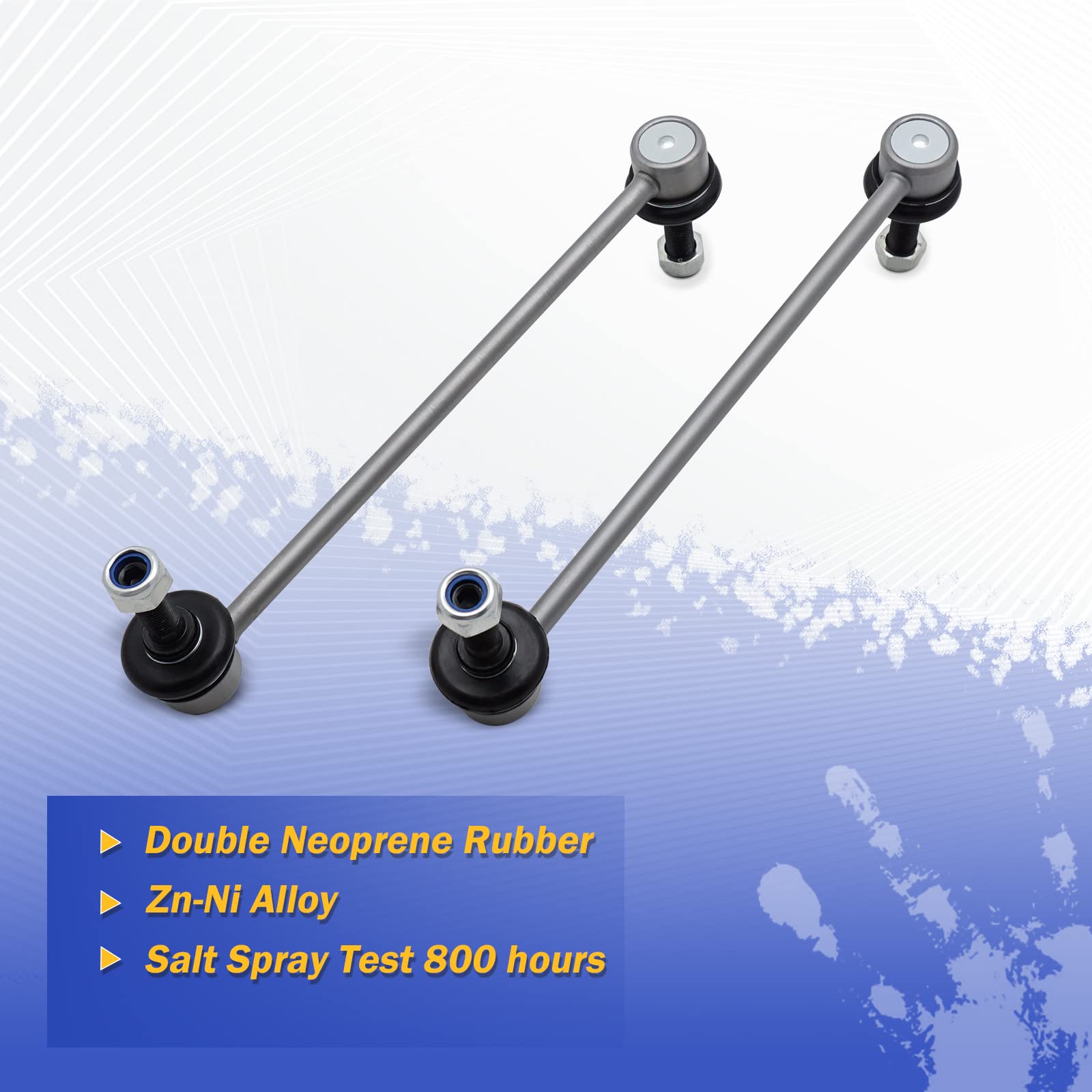 Zinc-Nickel Alloy Front Stabilizer Sway Bar Links For 2005 2006 2007 2008 2009 2010 2011 2012 2013 2014 Ford Mustang 4R3Z5K483Aa