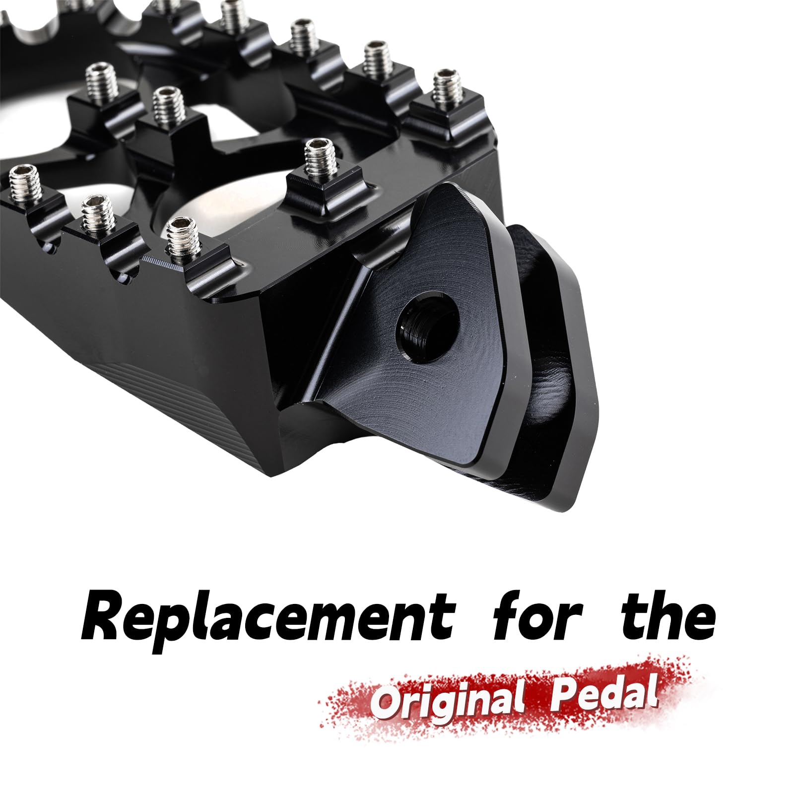 Hopider Sur Ron Foot Pegs, Motorcycle Foot Pegs Dirt Bike Cnc Footpegs Foot Pedals Rests Compatible With Sur Ron Light Bee S/X Segway X160 X260 Talaria Sting Mx3 Mx4 Talaria Xxx, Black