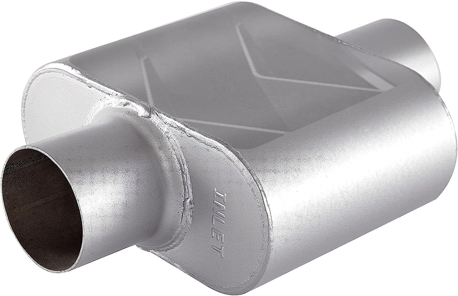 Universal Exhaust Muffler With Aggressive Sound, Anti-Corrosive Muffler, Chamber Performance Mufflers For Cars, Trucks(2.75'' Ce