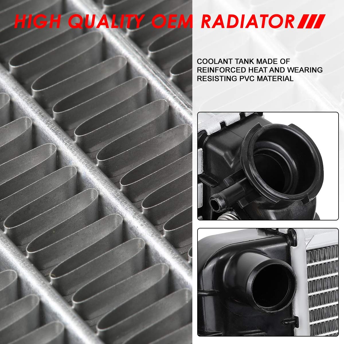 Auto Dynasty Radiator Compatible With 96-05 Chevy Blazer S10 C1500 Gmc Jimmy Sonoma Hombre Bravada 4.2L 4.3L At, Dpi 1826 Factor