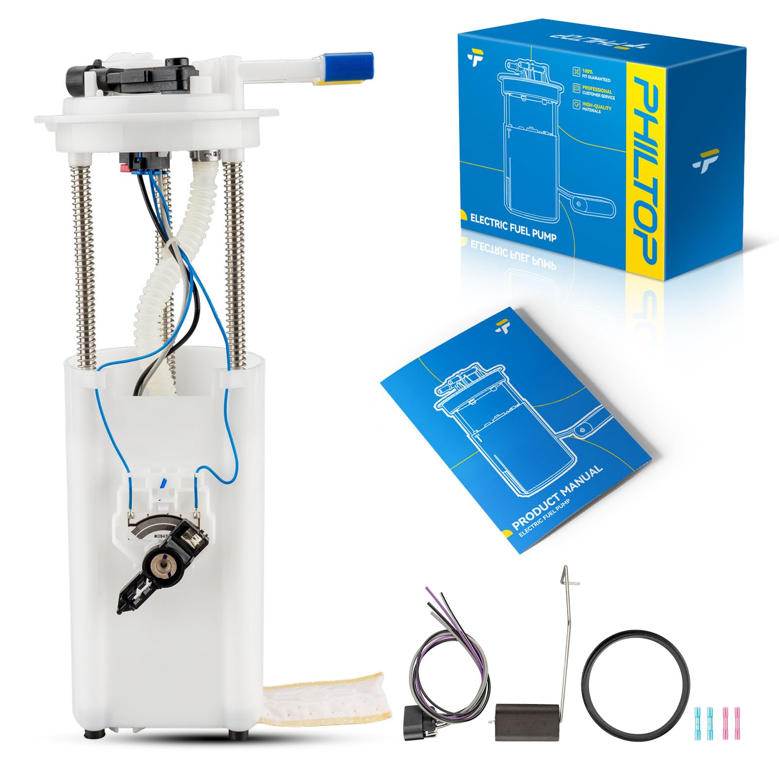 PHILTOP Electric Fuel Pump Module Assembly Replacement for 2002-2003 Axiom 3.5L, 2002-2004 Rodeo 3.2L 3.5L, 2002 Passport 3.2L R