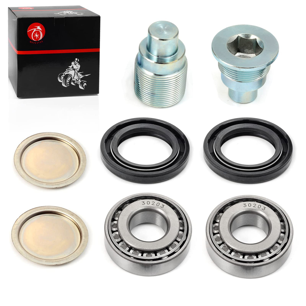 Swingarm Bearing Seal Bolt Kit for Honda Recon 250 TRX250X TRX250EX TRX 250 TE/TM Rancher 350 400 Fourtrax Foreman 300 400 450 T