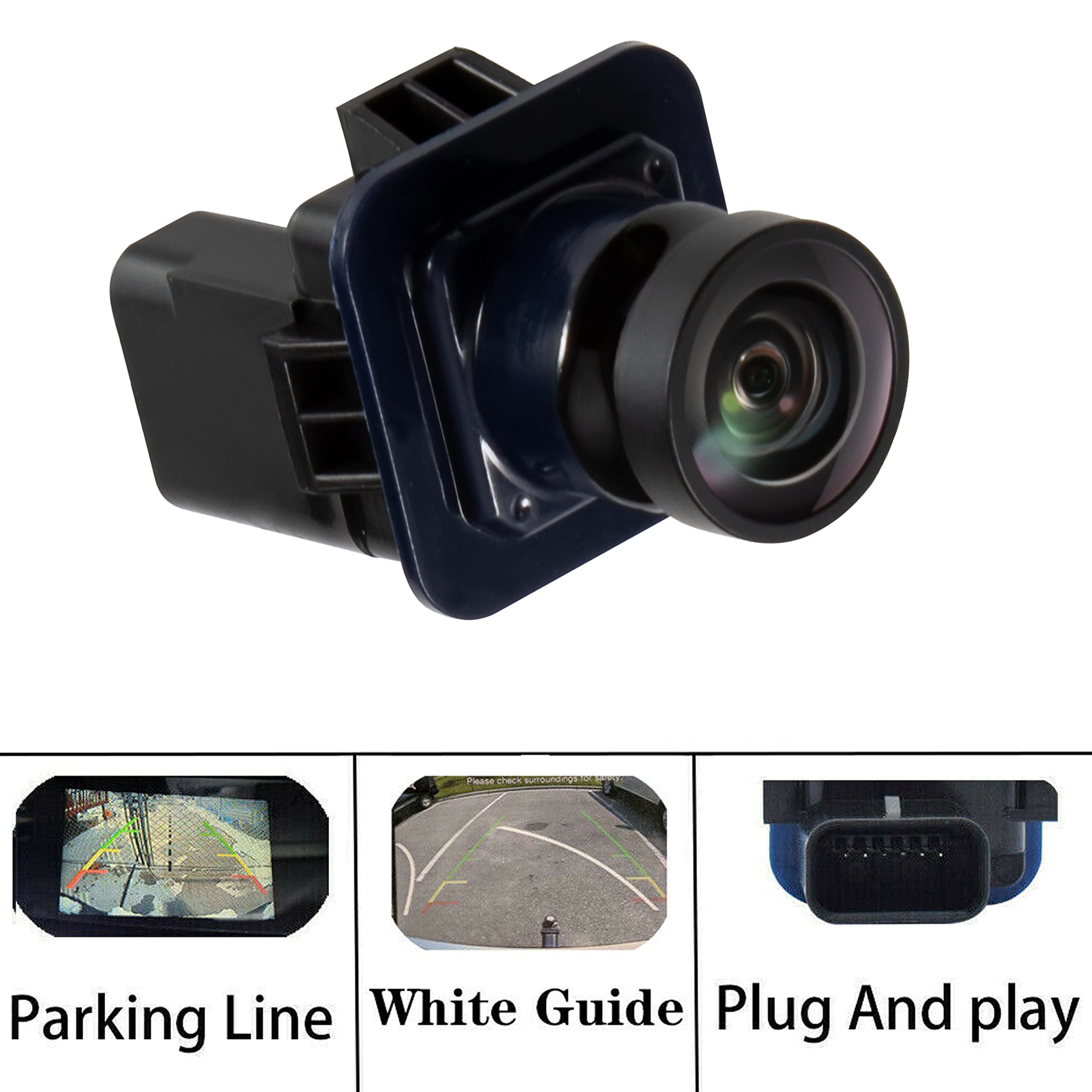 Bl3Z-19G490-B Rear View Backup Reverse Camera Fits Ford F150 2010-2014, 2015-2020 Mustang, 2015-2019 Lincoln Mkc, Safety Parking