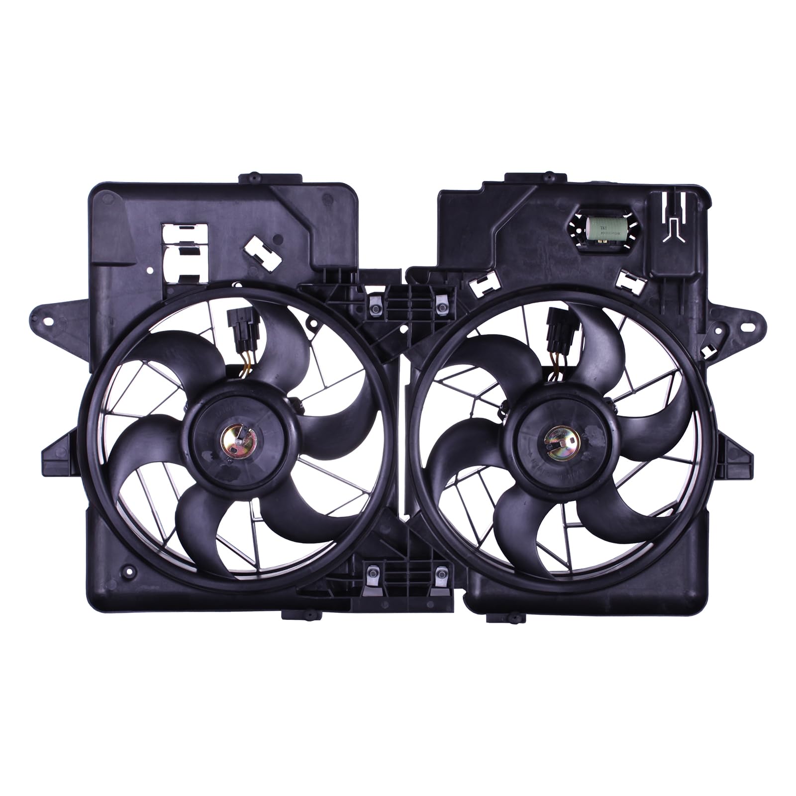 TYG Upgraded Cooling Fan Assembly for 2001-2004 Ford Escape 3.0L / 2001-2007 2.0L A/T, 2001-2006 Mazda Tribute 3.0L V6 | Racing-