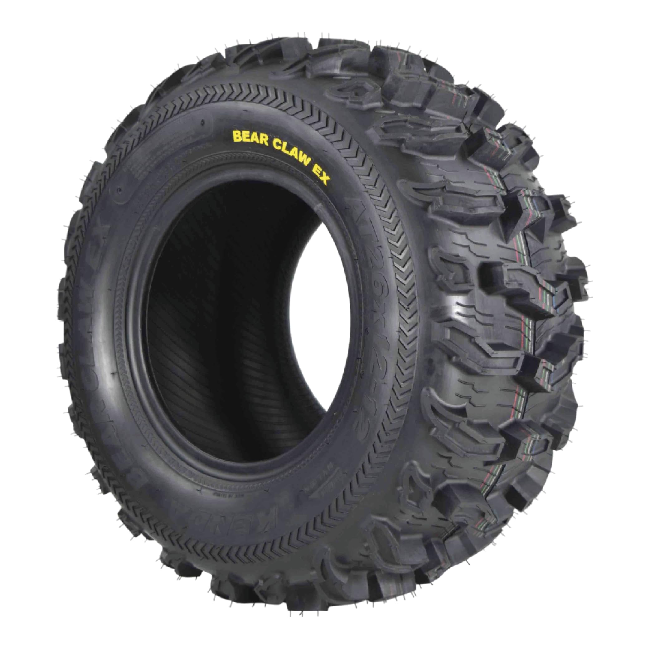Kenda Bearclaw Ex K573-26X12-12 Rear Tire For All Terrain (Atv), Utv, And Side By Side (Sxs) Vehicles - 6-Ply - Bear Claw Ex 26X