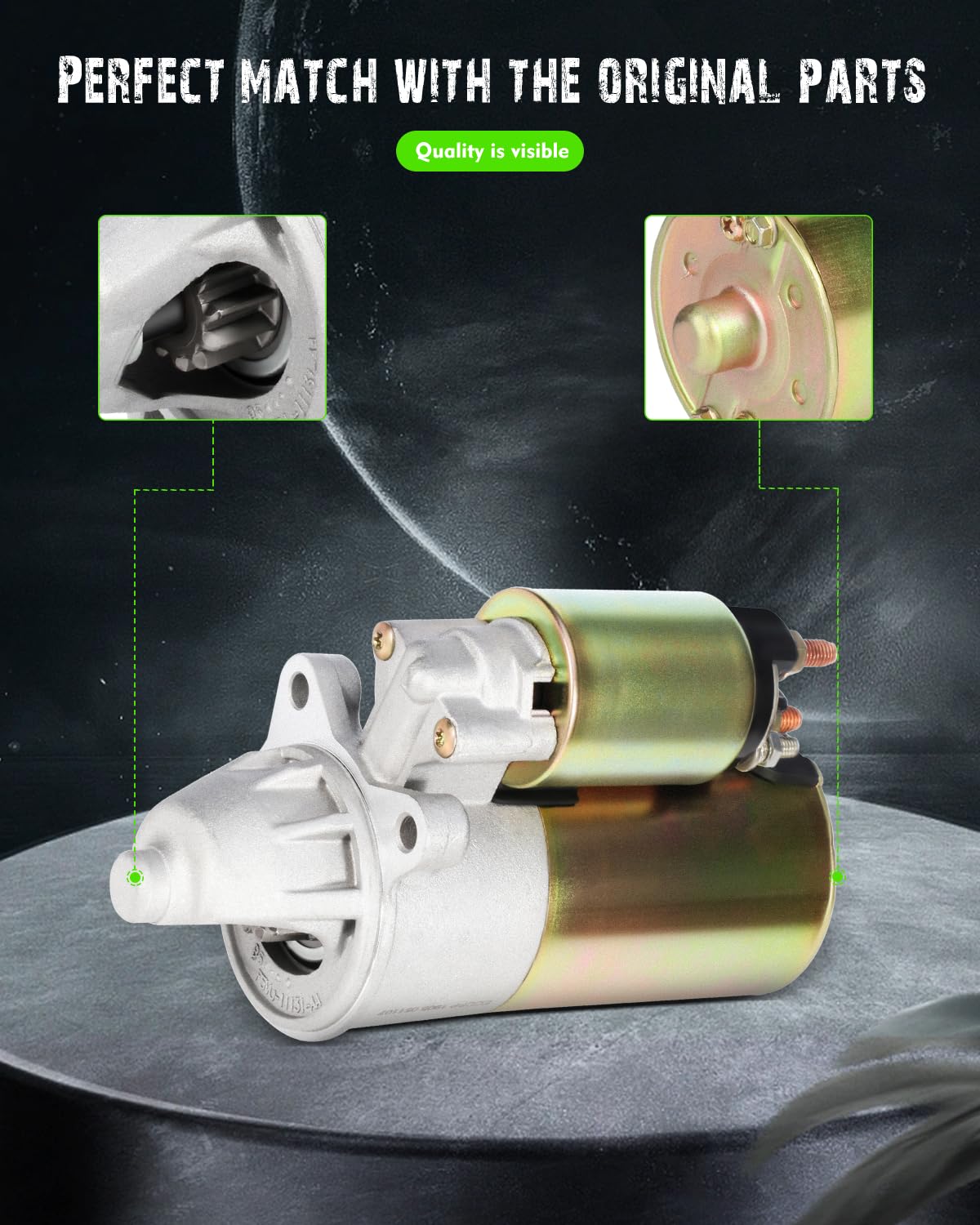 Scitoo Starters Sfd0028 3221 323-525 Fit For Crown Victoria For Lincoln Town Car For Mercury Grand Marquis 1992-2011 4.6L