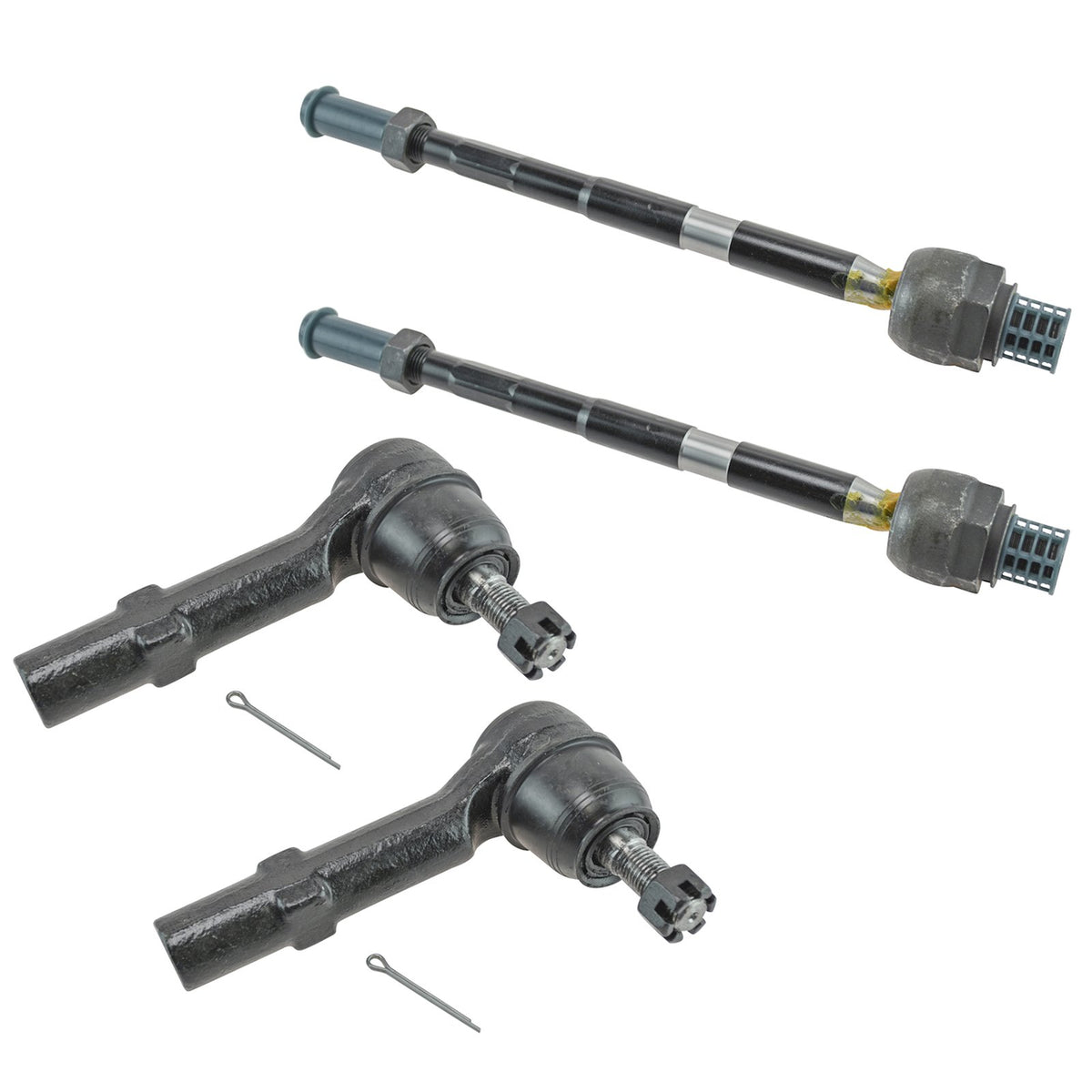 Trq Front Tie Rod Set Compatible With 2008-2017 Buick Enclave 2009-2017 Chevrolet Traverse 2007-2016 Gmc Acadia 2017 Acadia Limi