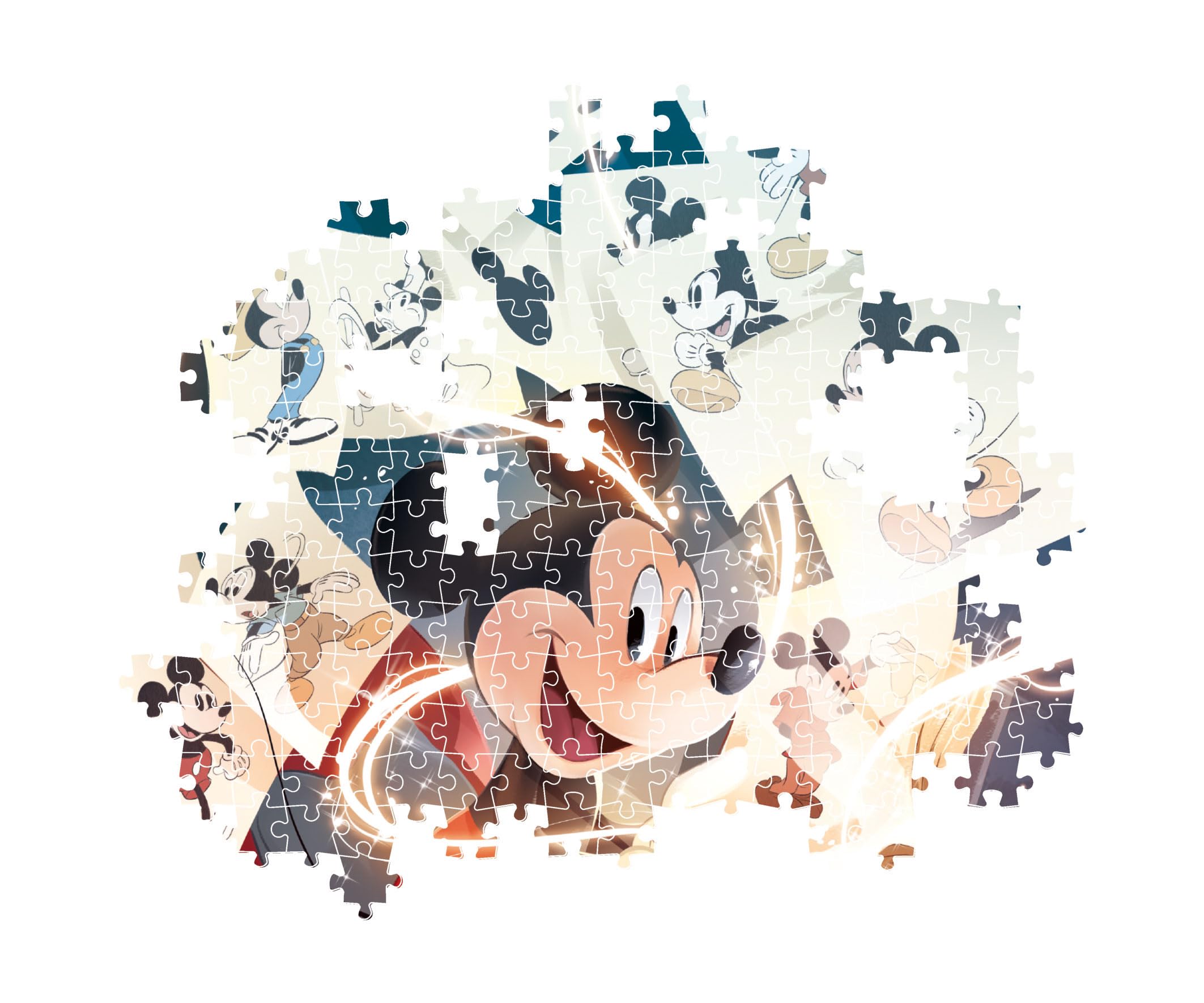 Clementoni Collection-Disney Mickey Mouse Celebration-1000 Pieces-Puzzle, Vertical, Fun For Adults, Made In Italy, Multicoloured