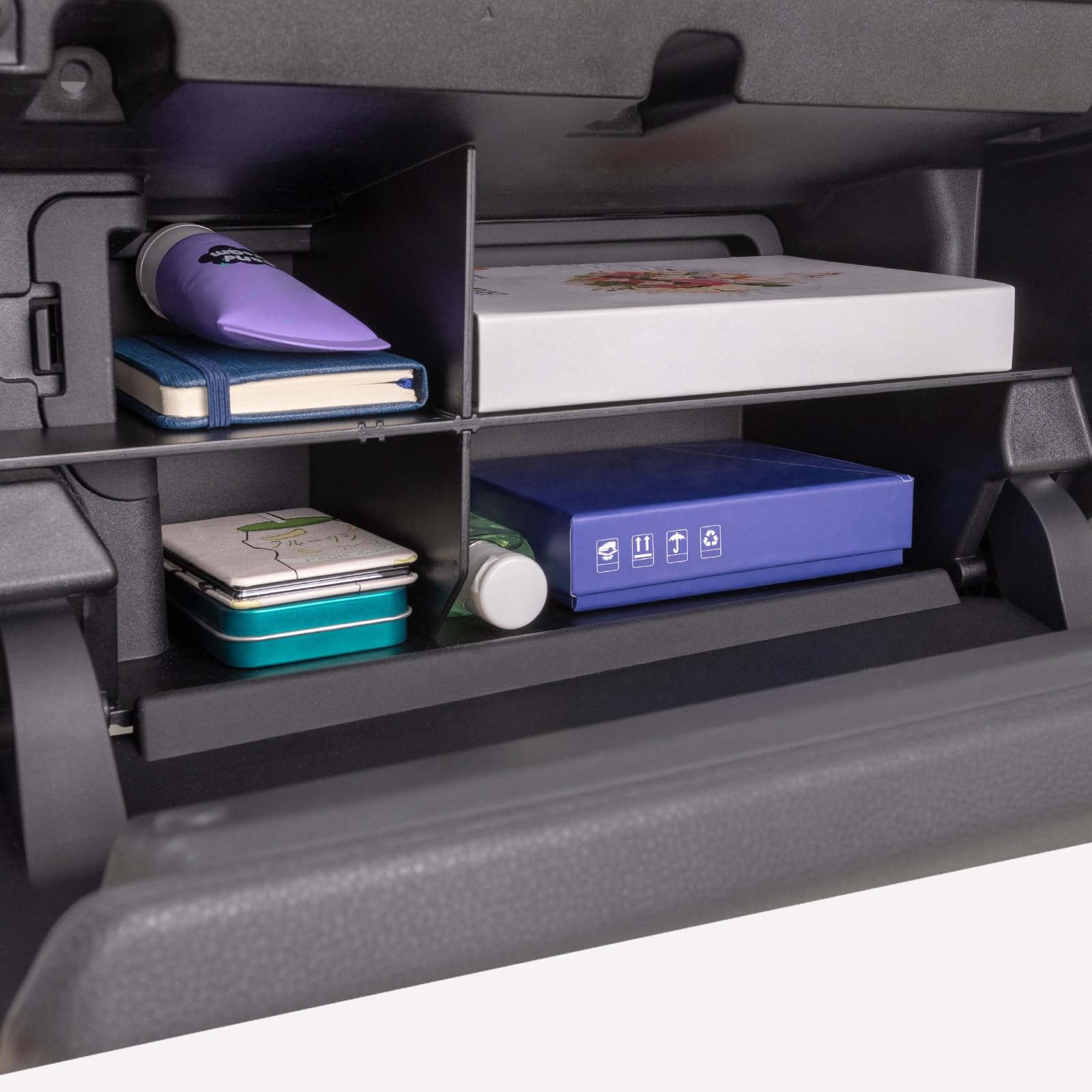 Jkcover Glove Box Organizer Compatible With 2024 2025 Toyota Tacoma(4Th Gen Tacoma) Glove Box Compartment Insert Storage Divider