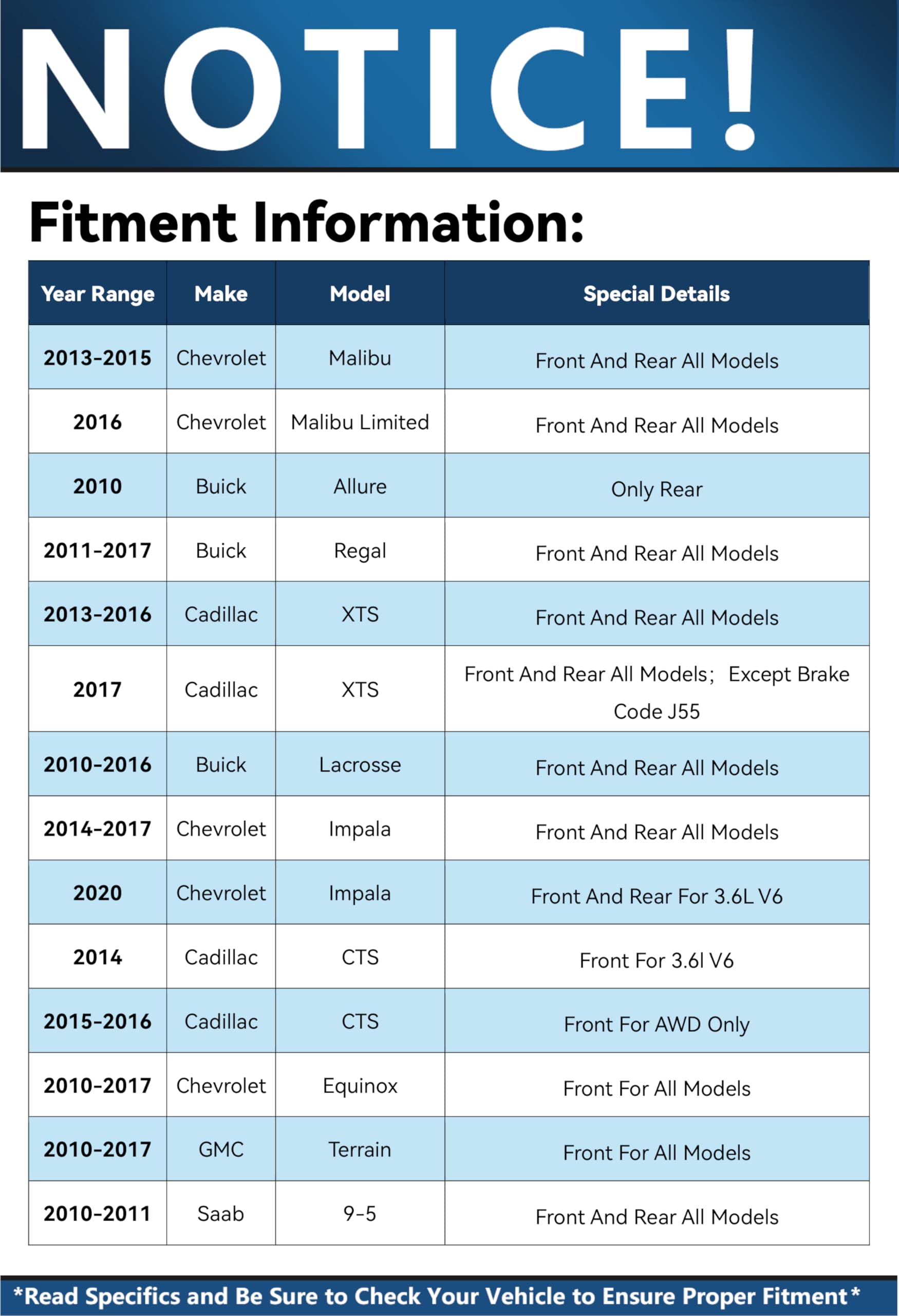 Detroit Axle - Front Or Rear Wheel Bearing Hubs For Chevy Malibu Impala Buick Regal Lacrosse Saab 9-5 Cadillac Xts, Front Hubs F