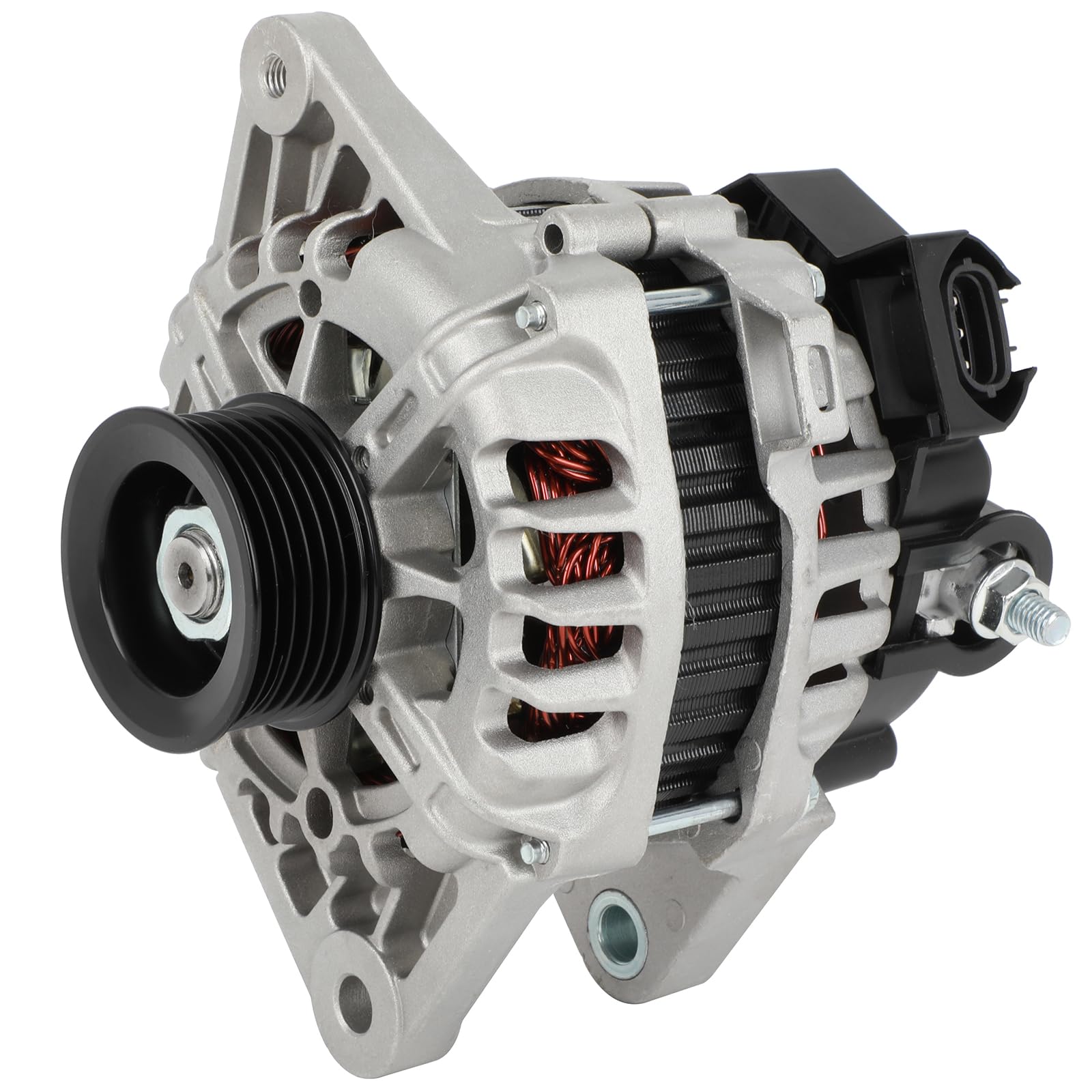 SCITOO Alternator Fits for Hyundai for Accent 2012-2017 L4 1.6L, for Veloster 2012-2017 L4 1.6L & for Kia Rio 2012-2013 L4 1.6L 