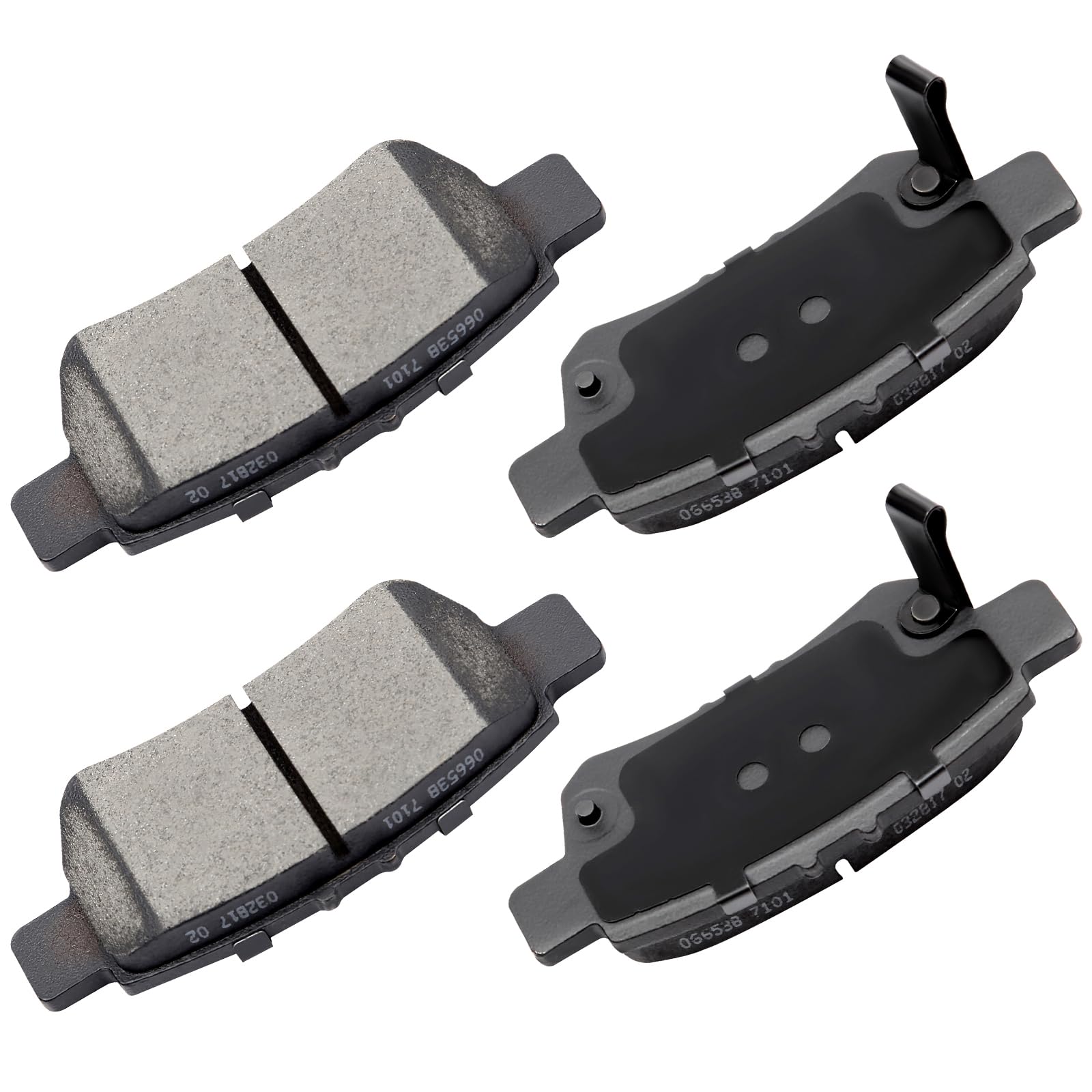 Cciyu D1088 Ceramic Rear Brake Pad Set Fit For 2005-2010 For Honda Odyssey