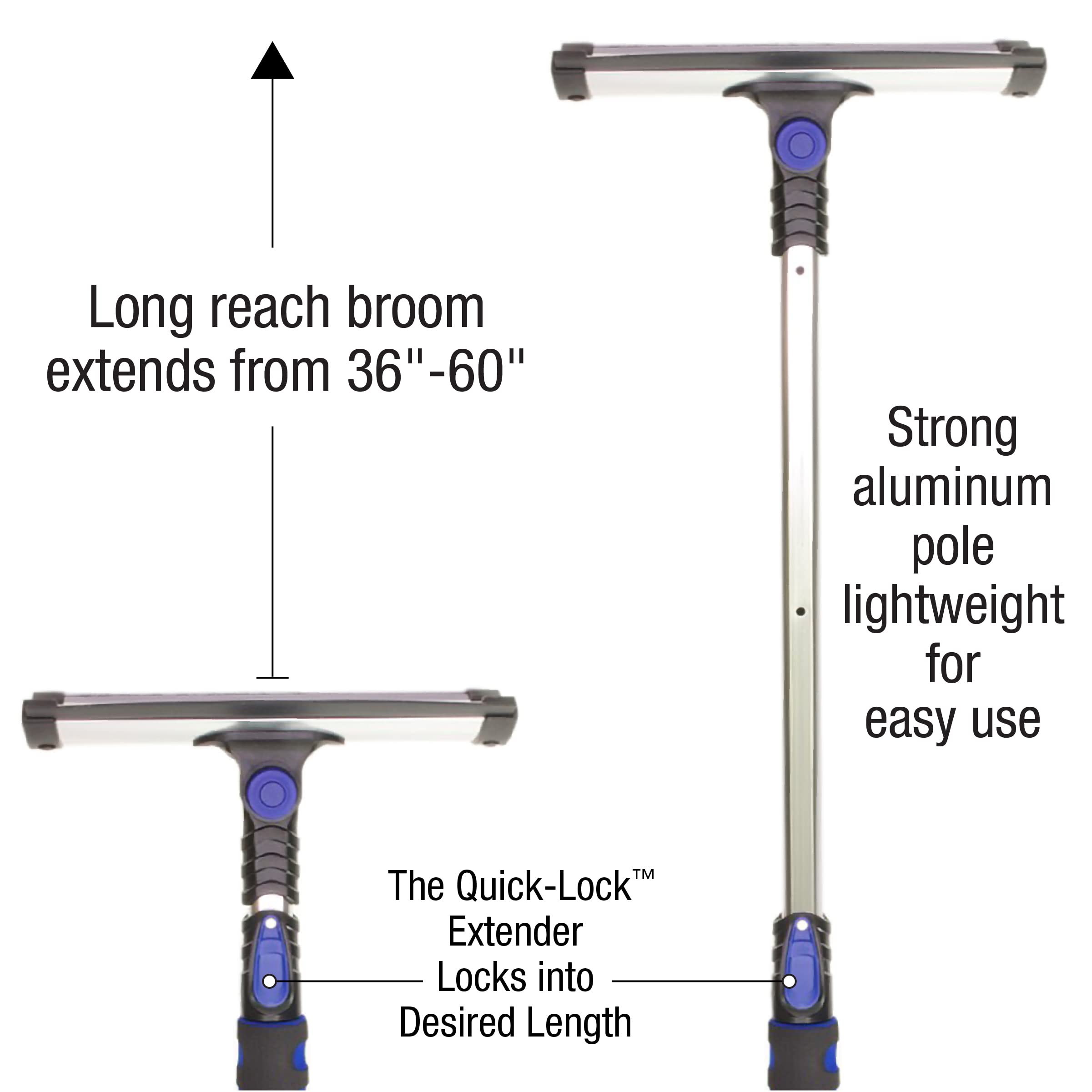 Subzero 80021 60    Quick Lock Snow Broom For Car And 11    Ice Scraper Bundle