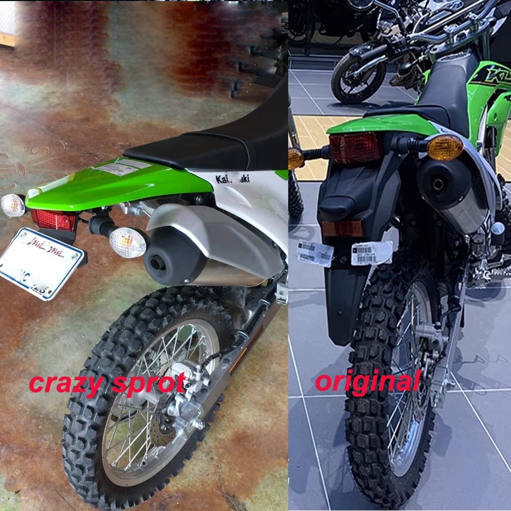 Crazy Sport License Plate Holder Led Brake Tail Light For Kawasaki Klx230R Klx230Sm Klx230 2021 2023 Klx230S Klx230Se 230 Klx 20