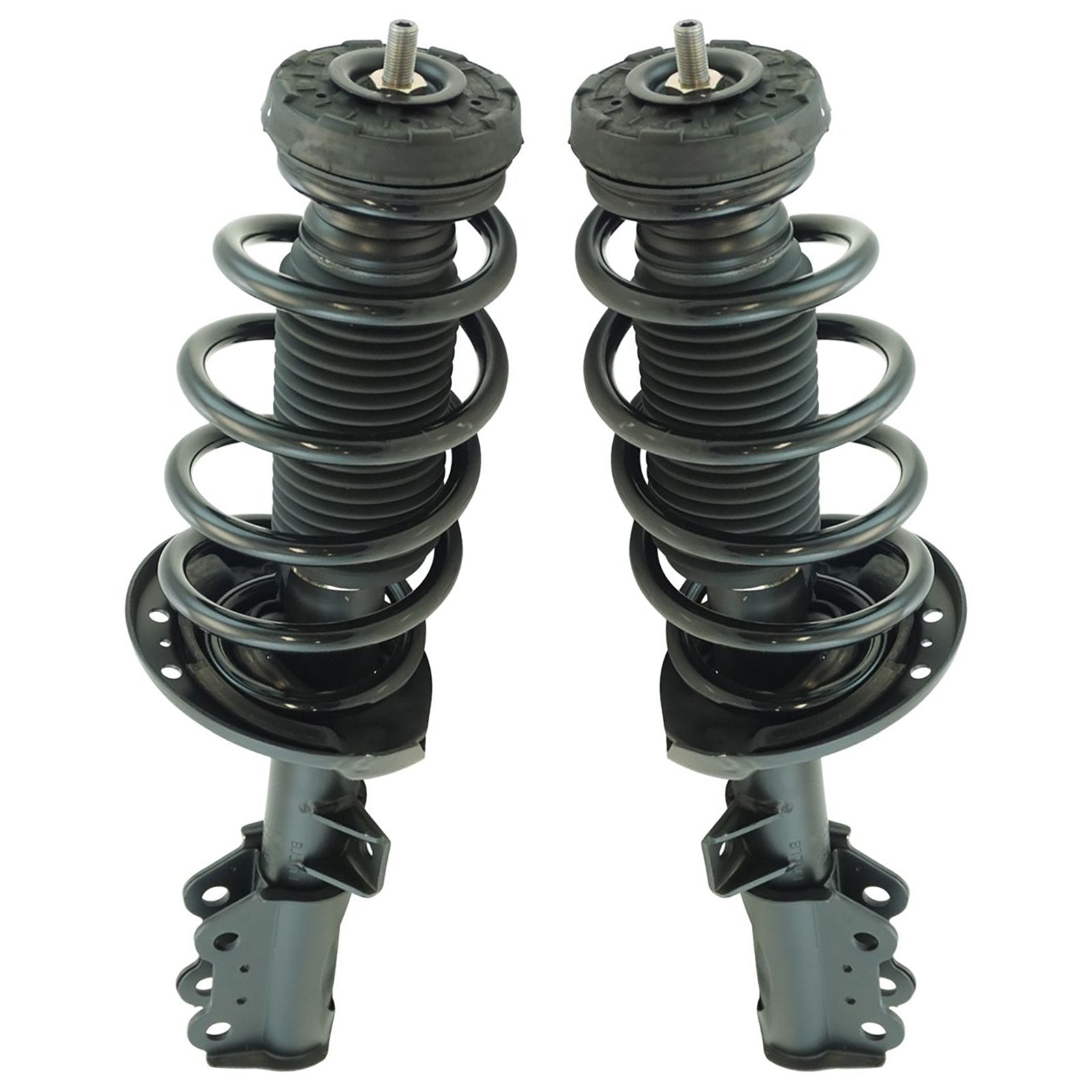 Trq Front Strut & Coil Spring Assembly Set Driver & Passenger Sides Compatible With 10-16 Cadillac Srx