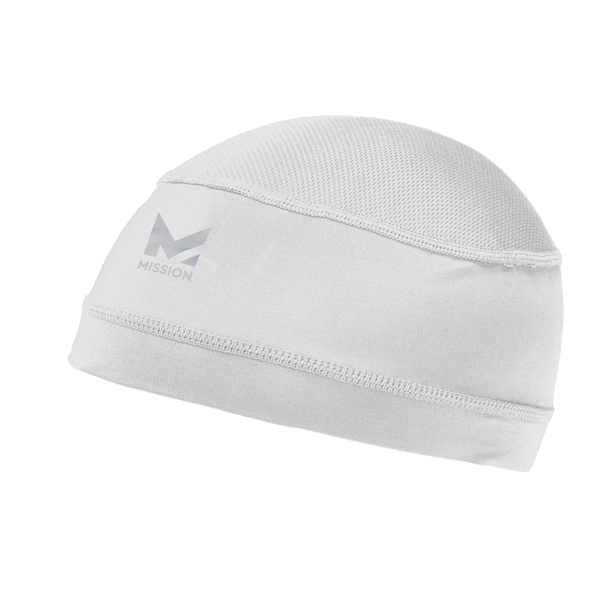 Mission Cooling Helmet Liner, White - Lightweight & Breathable - Cools Up To 2 Hours - Upf 50 Sun Protection - Machine Washable
