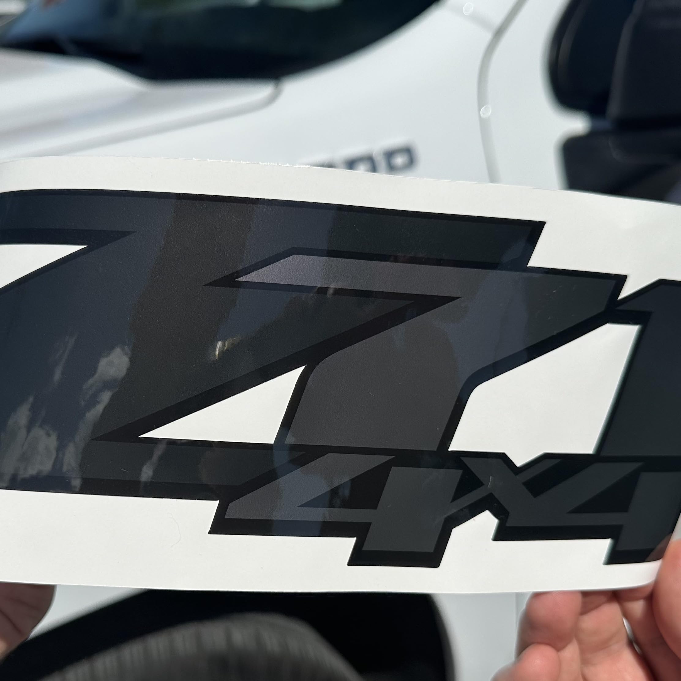 Z71 4X4 Decals, Bedside Sticker For Chevy Truck (2007-2013) 1500 2500 Hd (Premium Series (Metallic Finish) - Charcoal