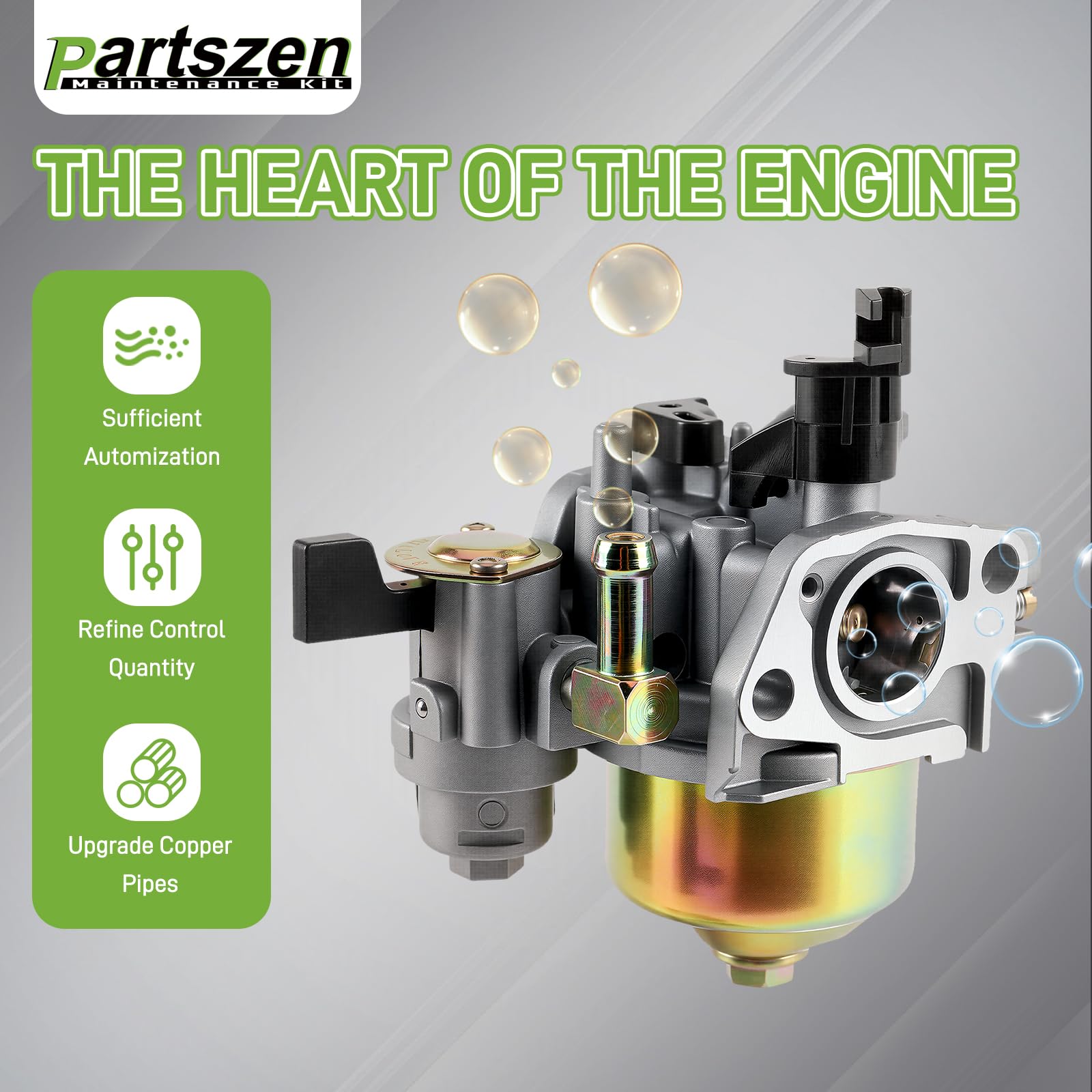 Partszen 596079 595780 592864 Carburetor Tune-Up Kit Fit For 130G32 Series Engine With Parts