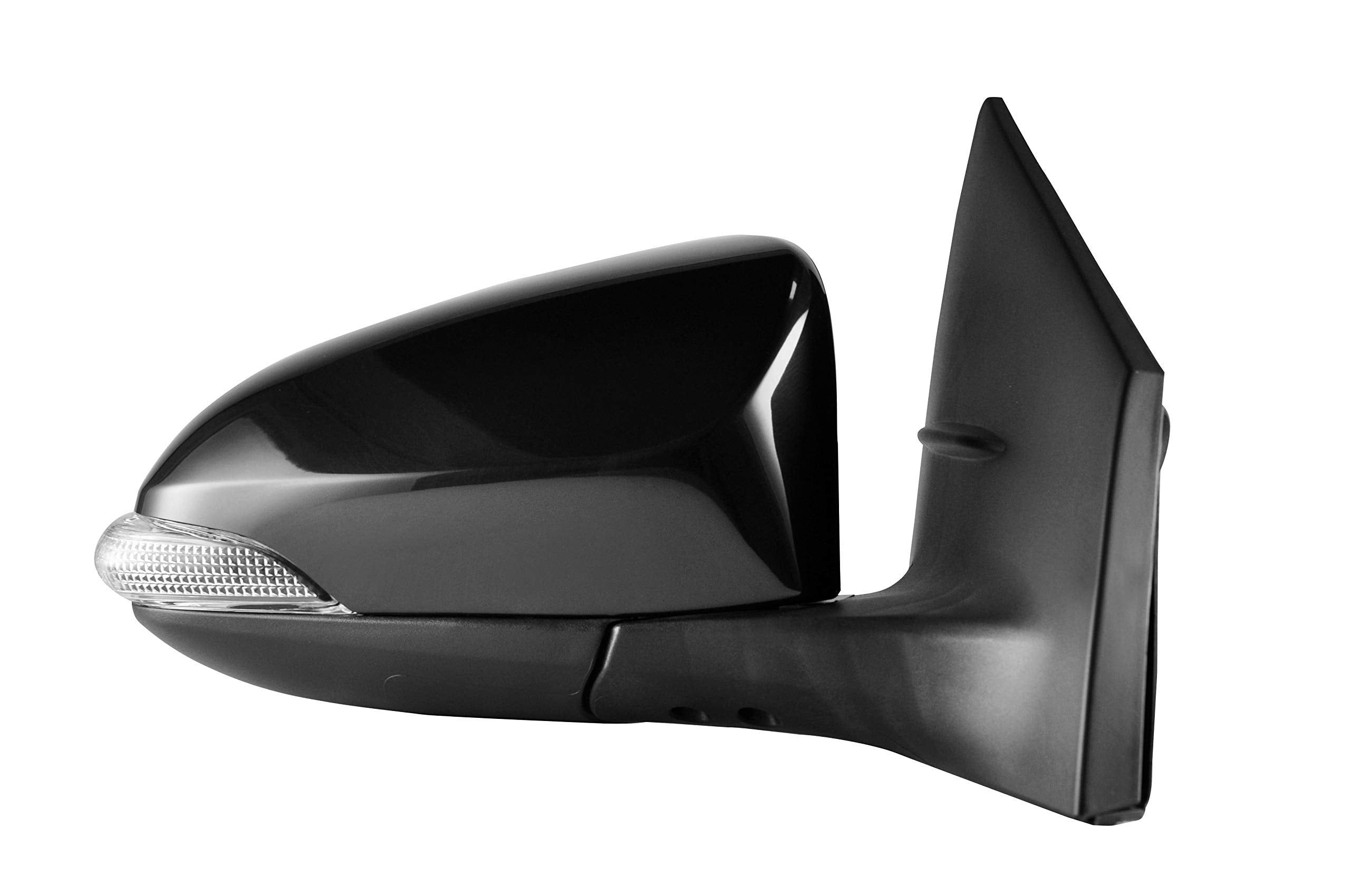 Passenger Side Unpainted Heated Power Operated With Signal Side View Mirror For 2014-2017 Toyota Corolla - Parts Link #: To13212