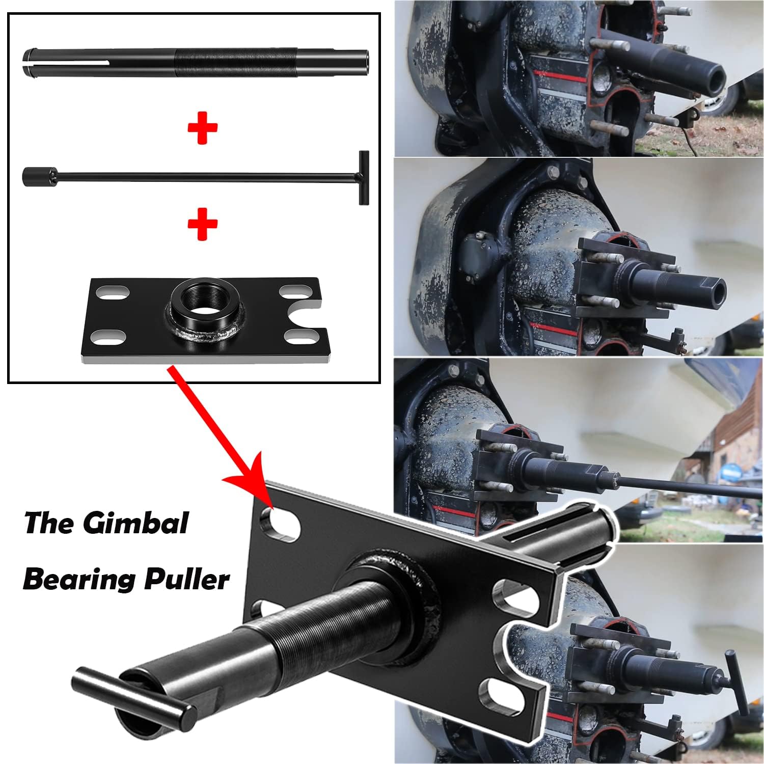 Gimbal Bearing Installer Bearing Puller Remover and Enigne Alignment Tools Set for Alpha Alpha 1 for Mercruiser for Bravo for MR