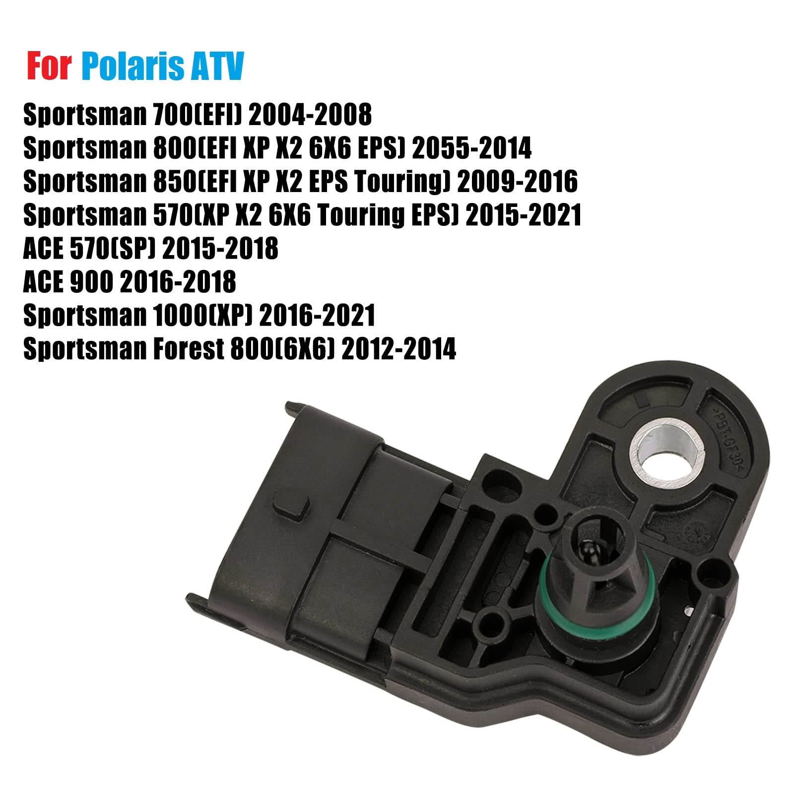 T-Map Sensor 2411528 Fits For 2004-2016 Polaris Series 700 800 900 (All Models),2014+ Series 570,General 1000,Ranger 1000,Ace 570 900,Snowmobile 2006-2018 Series 600 800 Fs/Fst Rmk Switchback Rush Etc