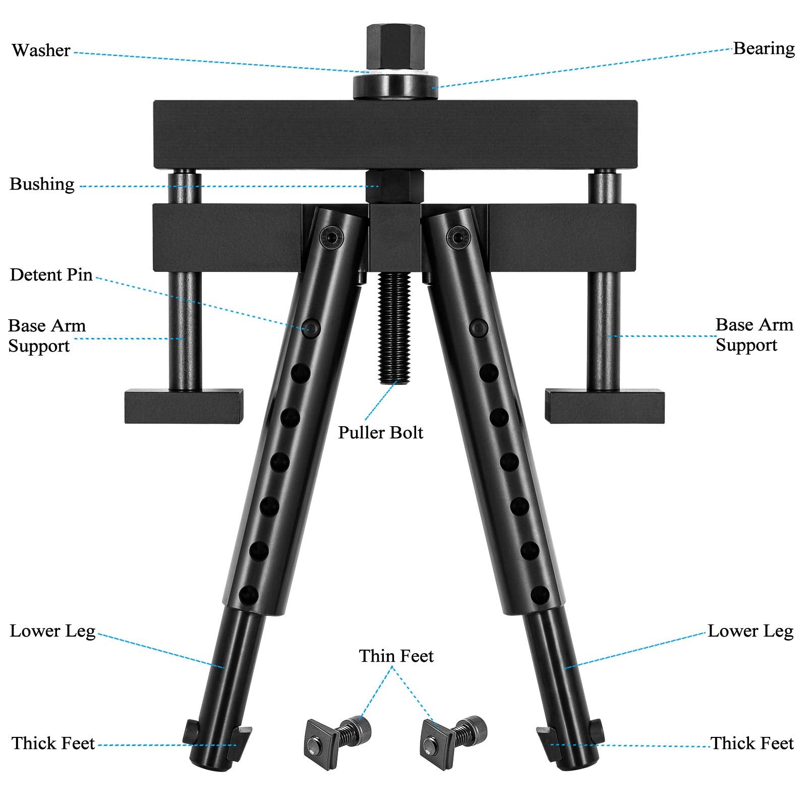 Universal Cylinder Liner Puller Assembly - Heavy Duty Diesel Engine Cylinder Liner Puller Used For Mack Cummins Cat On Wet Liner