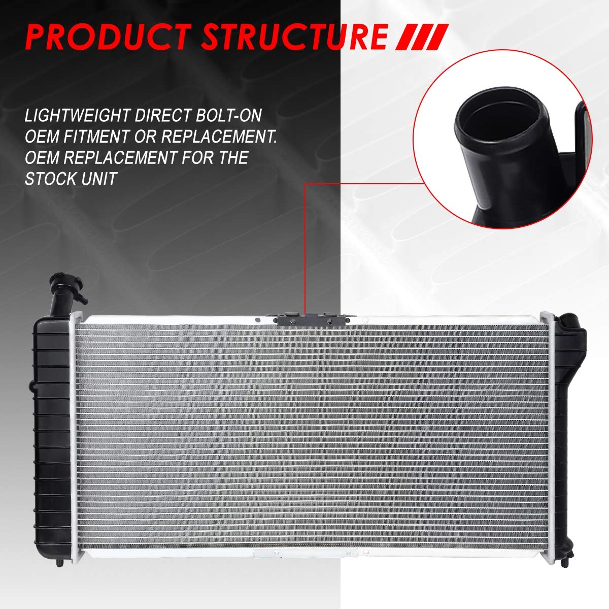 Auto Dynasty Radiator Compatible With 97-03 Buick Regal Pontiac Grand Prix Montana 3.1L 3.4L 3.8L At/Mt, Dpi 1889 Factory Style