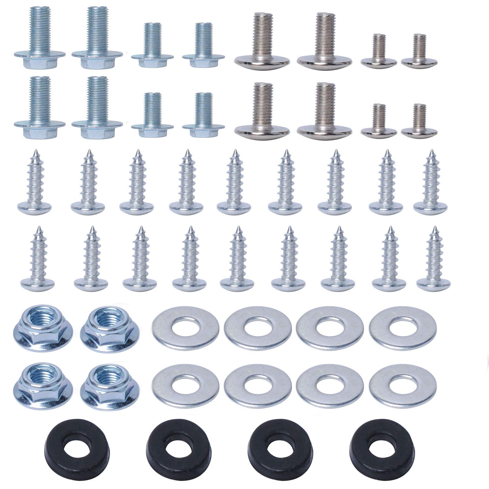 Podoy Crf50 Plastic Fairing Tank Mount Bolt Kit For Compatible With Xr50 Crf50 Sdg Ssr Pit Dirt Bike Motorcycle 50Cc 90Cc 110Cc 125Cc 140Cc 150Cc 160Cc Plastic Panel Screw Set (50Pc)