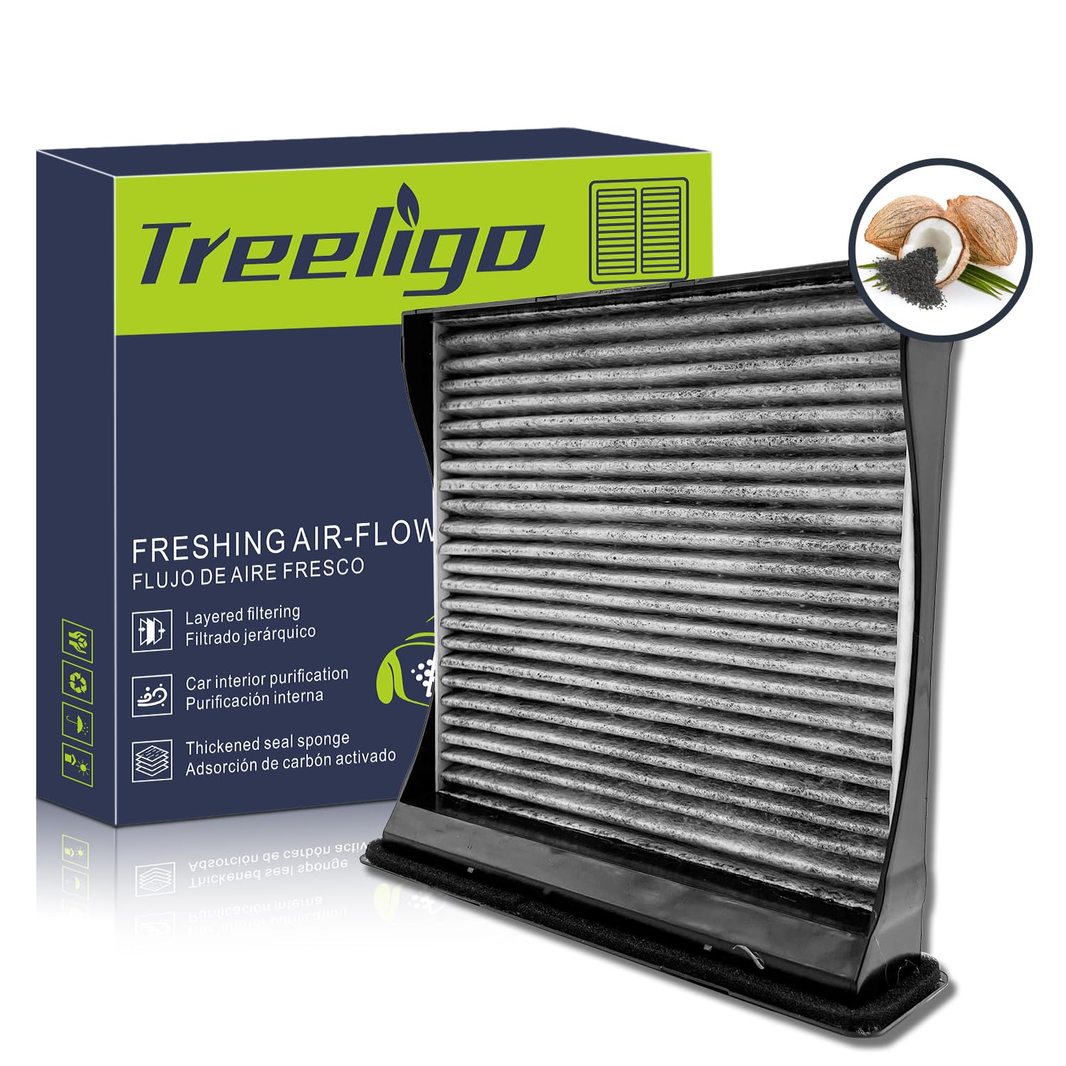 Treeligo Cf10930 Cabin Air Filter, Replacement For Forester 2009-2018, Impreza 2008-2016, Crosstrek 2016-2017,Wrx Wrx Sti 2013-2