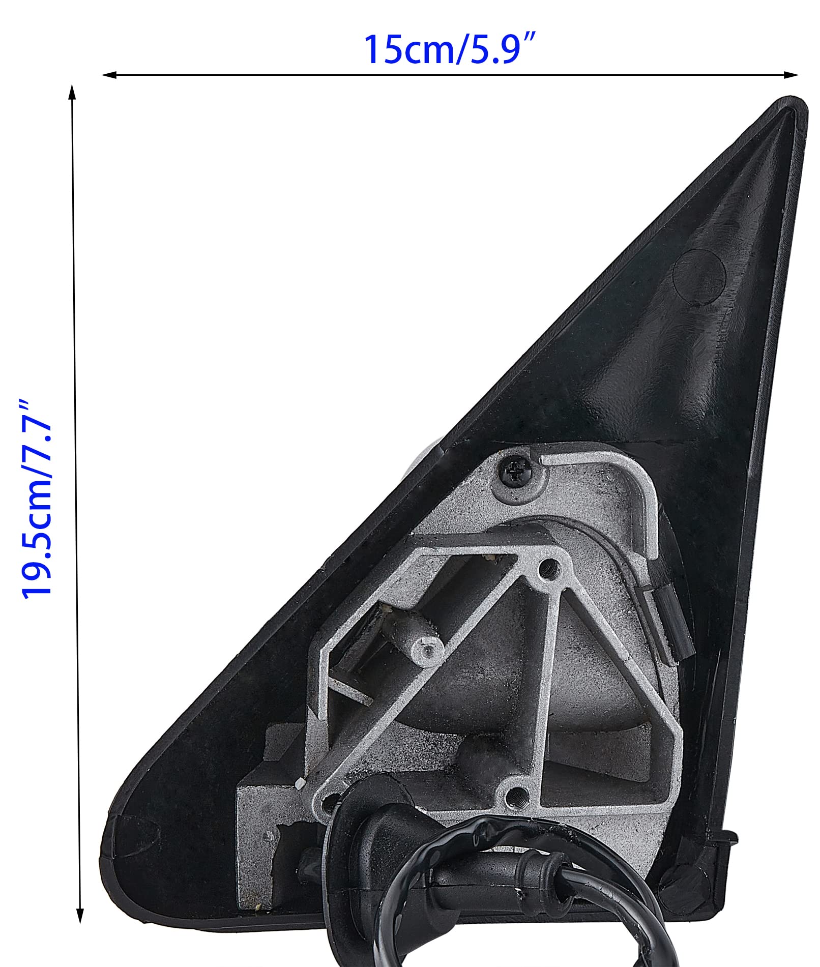 ZAPOSTS Towing Mirror Replacement Fit for 1998 1999 2000 2001 DodgeRam 1500,Ram 2500 Ram 3500.Pickup Truck Power Heated Manual f