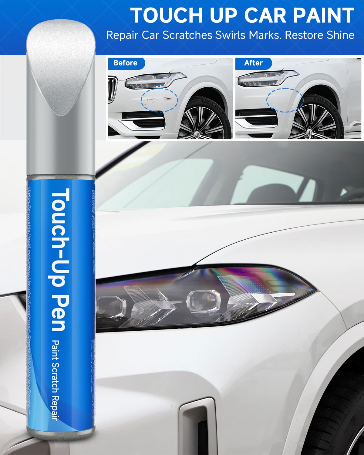 KH3 Black Obsidian/Super Black Touch Up Paint Compatible with Nissan Exact Match Touch Up Paint Car Scratch Repair