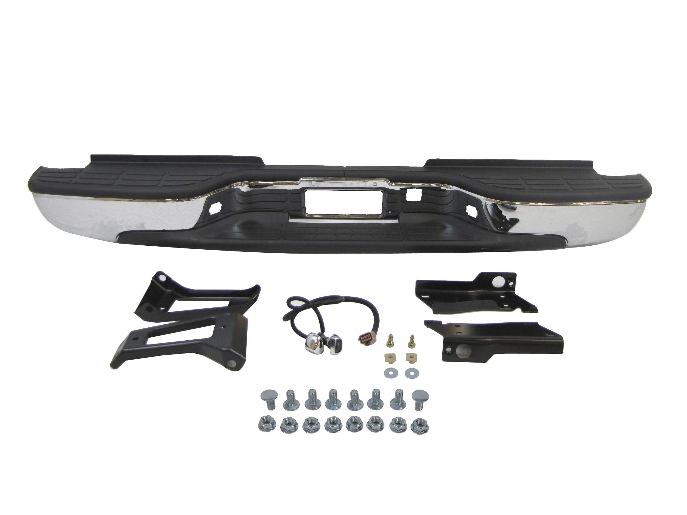 New Rear Step Bumper ASSY Chrome 1999-2006 Chevy Siverado Gmc Sierra 2500HD 3500