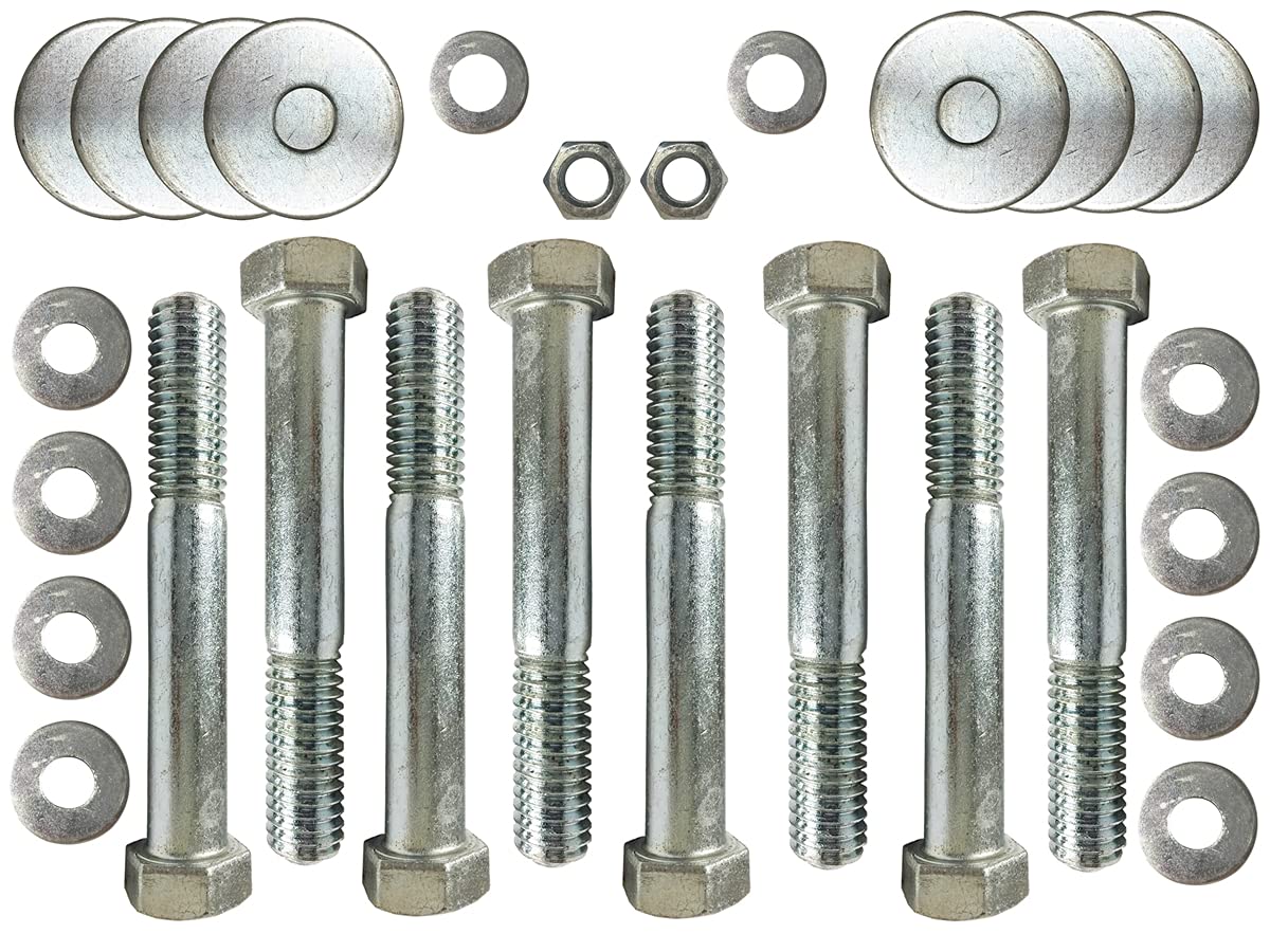 Body Mount OE Style Rubber Bushing and Hardware Kit Compatible with Impala Sedan/Hardtop 1960-1964