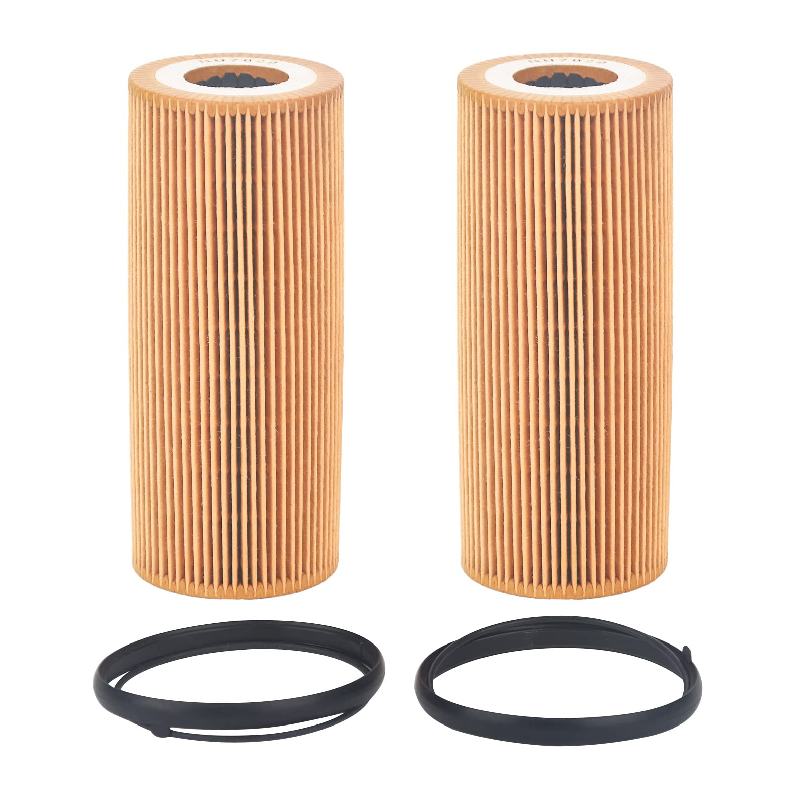 2 Pcs Engine Oil Filter Compatible With 2005-2018 Audi A4 A5 A6 A7 A8 Quattro Q5 Q7 S4 S5 Sq5, 2011-2017 Porsche Cayenne Palamer