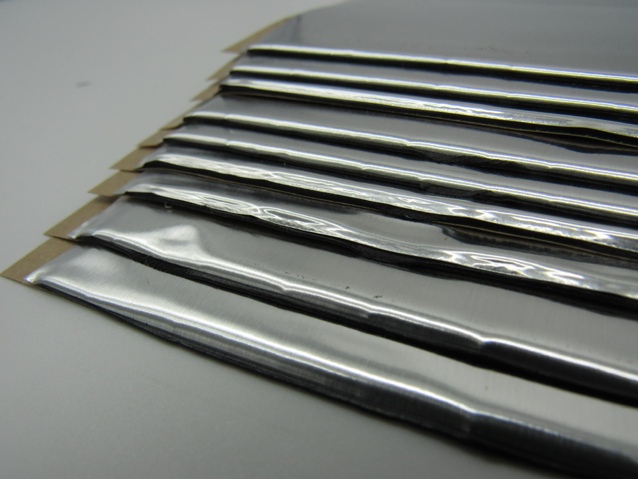 HushMat 10201 Door Kit - 10 Sheets of 12&quot; x 12&quot; Silver Ultra Sound Deadening & Thermal Insulation - 10 Sq. Ft.