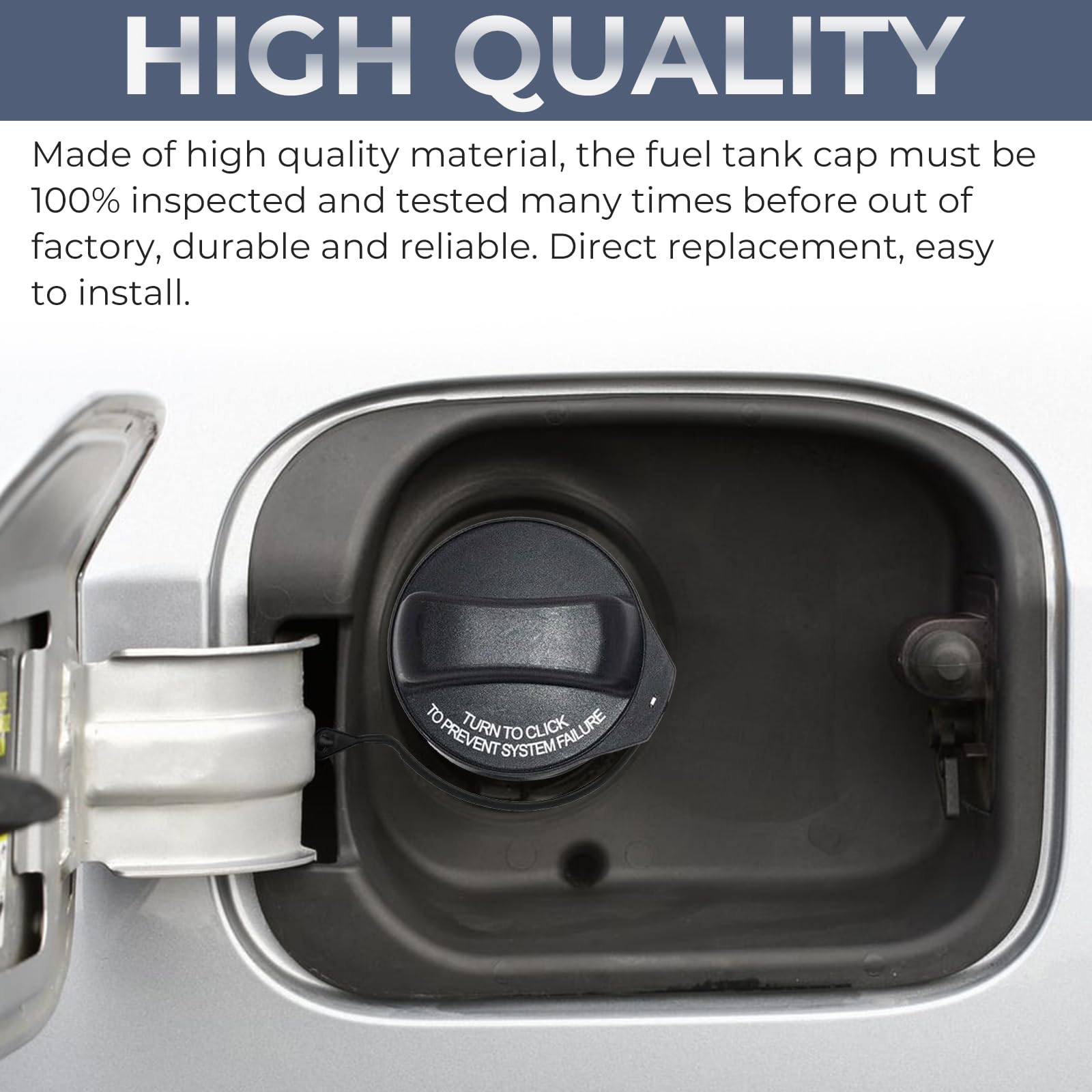 Gas Cap Fuel Cap For Volvo, 2010-2017 Xc60, 2009-2016 Xc70, 2003-2014 Xc90, 2015-2018 V60/V60 Cross Country, 2003-2010 V70, 2004