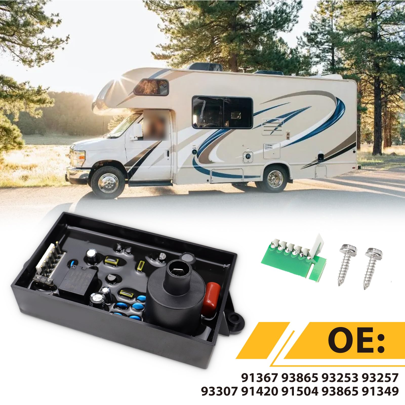 RV Water Heater Control Board Compatible with Atwood G6A-6E G6A-7E G6A-8E G10-1E GCH6-6E GC6A-7E Ignition Circuit Board Replace