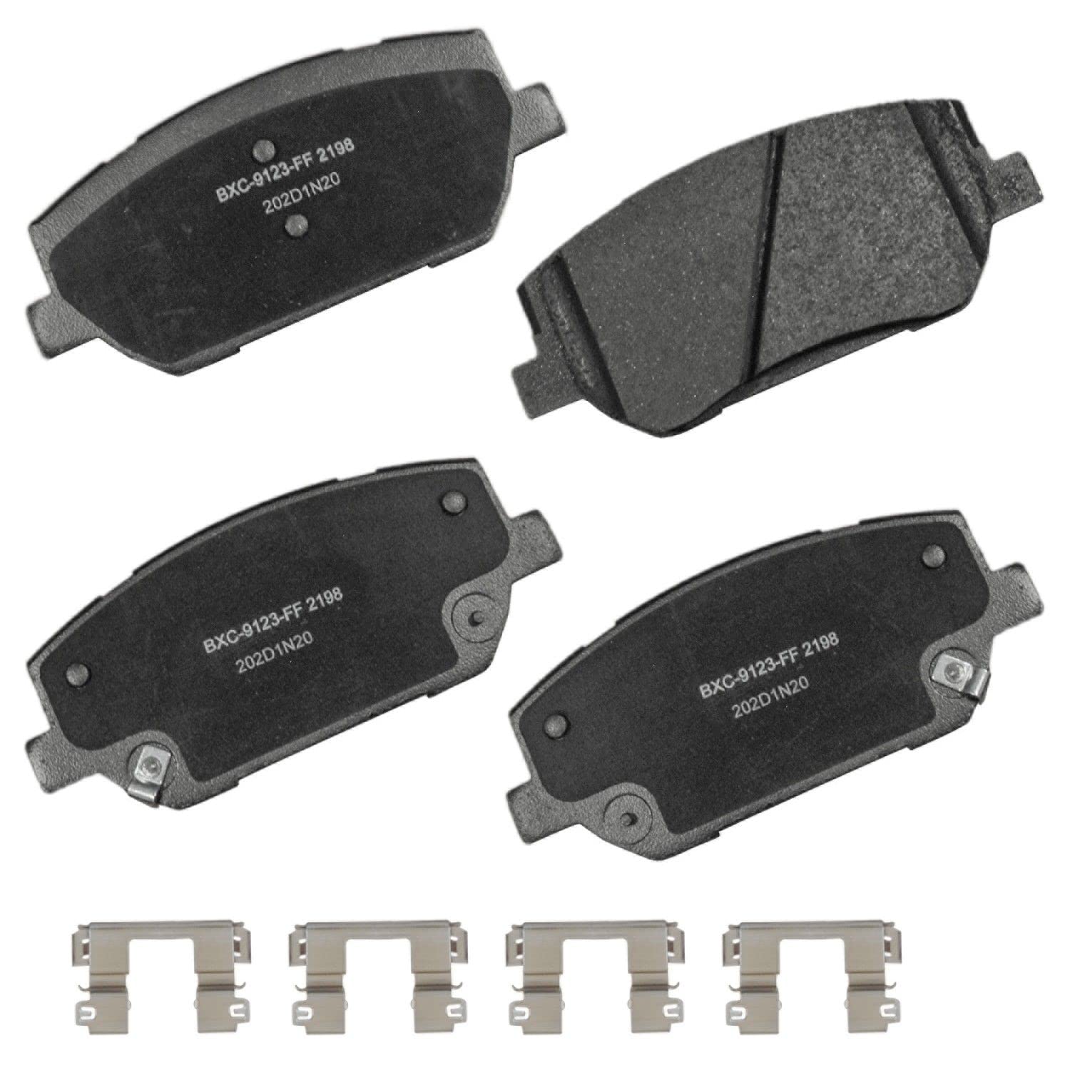 Bendix Premium Sbc2198 Ceramic Front Brake Pads For Hyundai Santa Fe 2020-2019