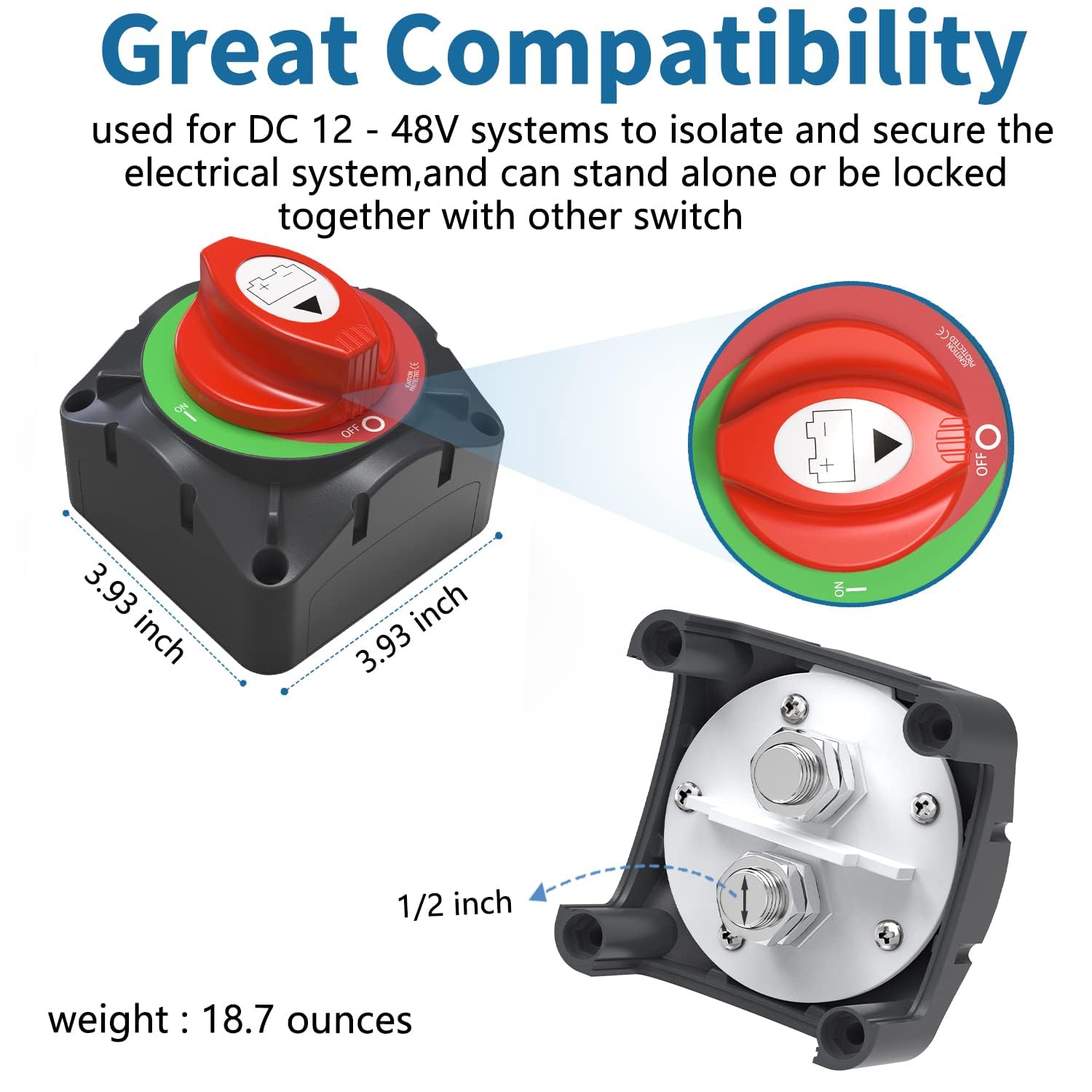 Cozyehoo High Current Battery Disconnect Switch