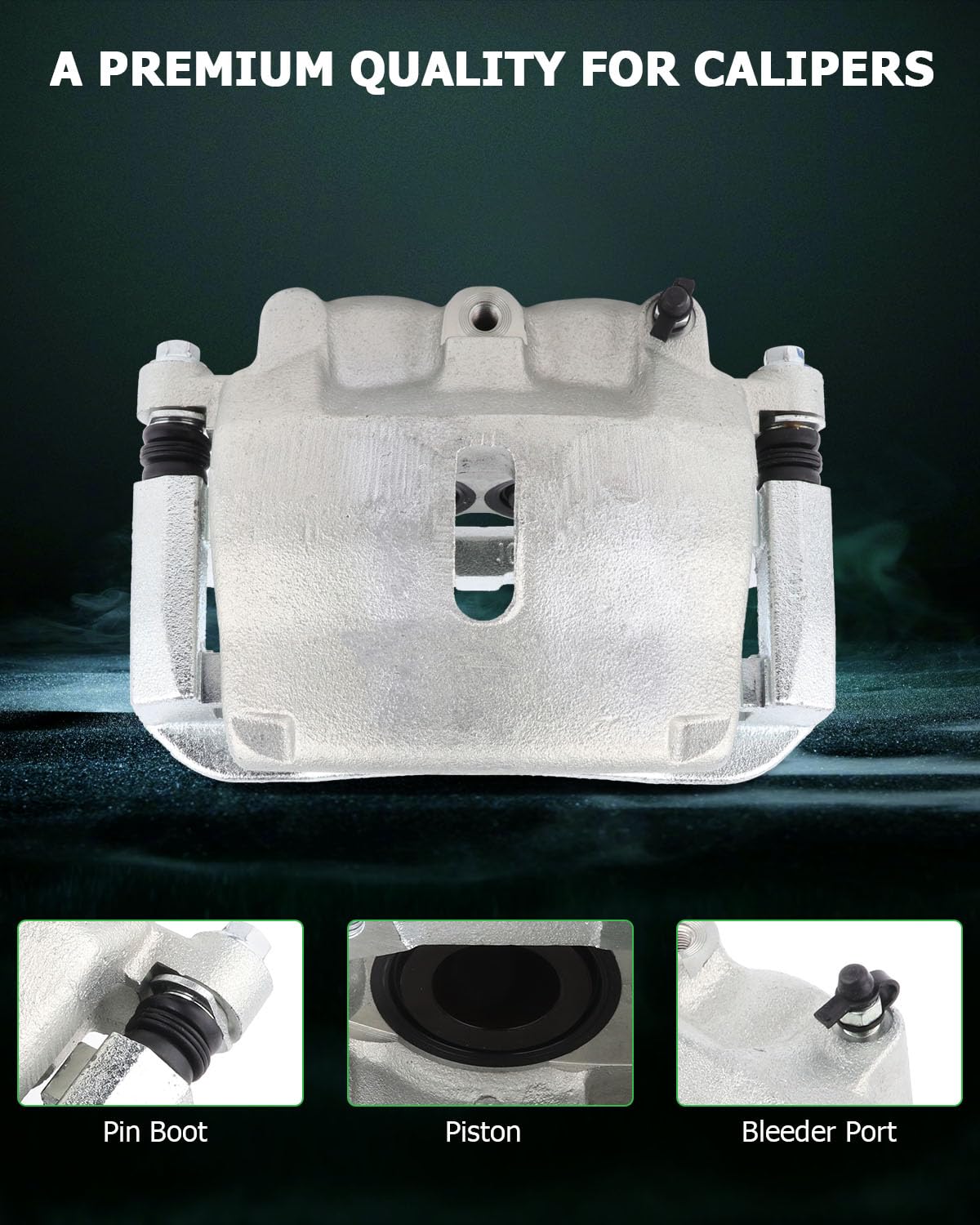 Scitoo Front Left Brake Caliper With Bracket 18-B4975 Compatible For Ford For F-150 2005-2008 For Lincoln Mark Lt 2006-2008