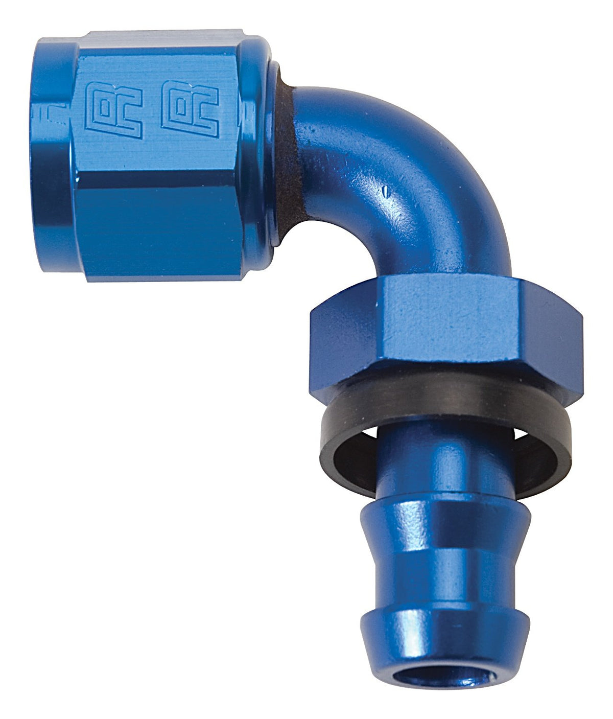 RUSSELL Edelbrock 624150 90 Degree Twist-Lok Hose End