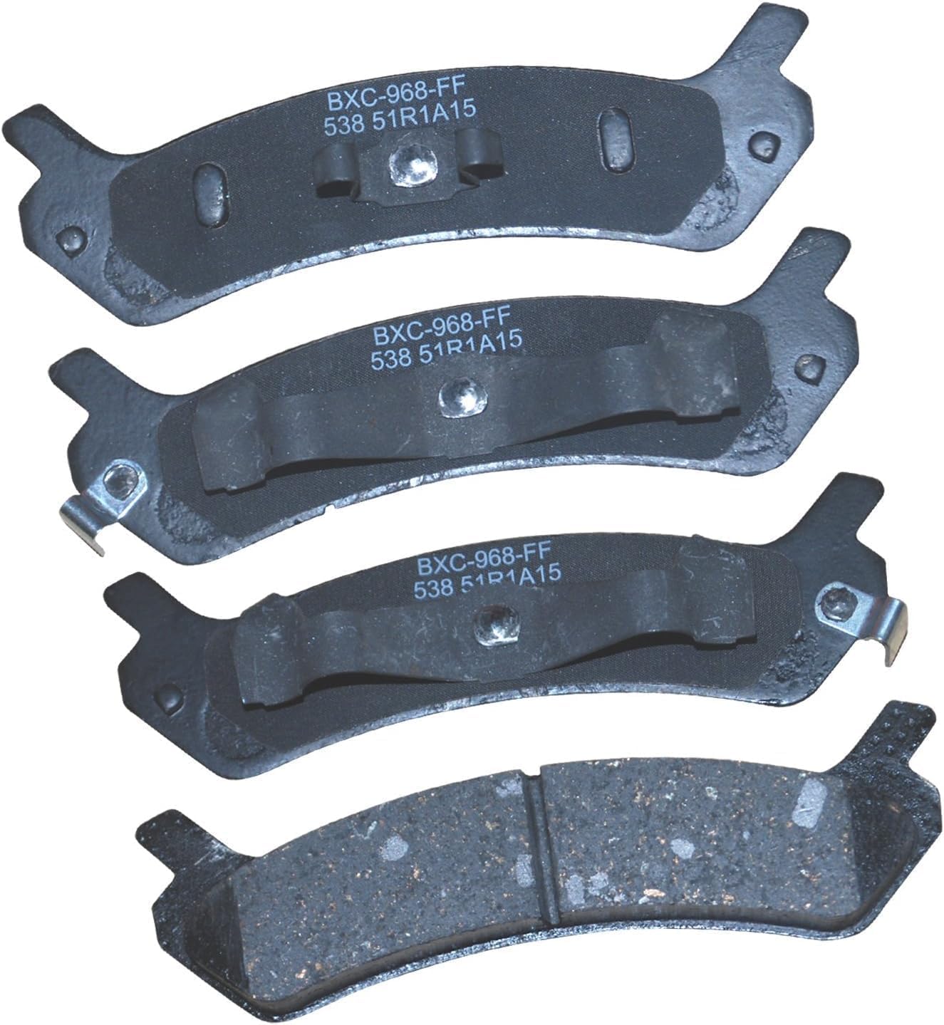 Bendix Premium Sbc538 Ceramic Rear Brake Pads For Hyundai Sonata 1994-1992