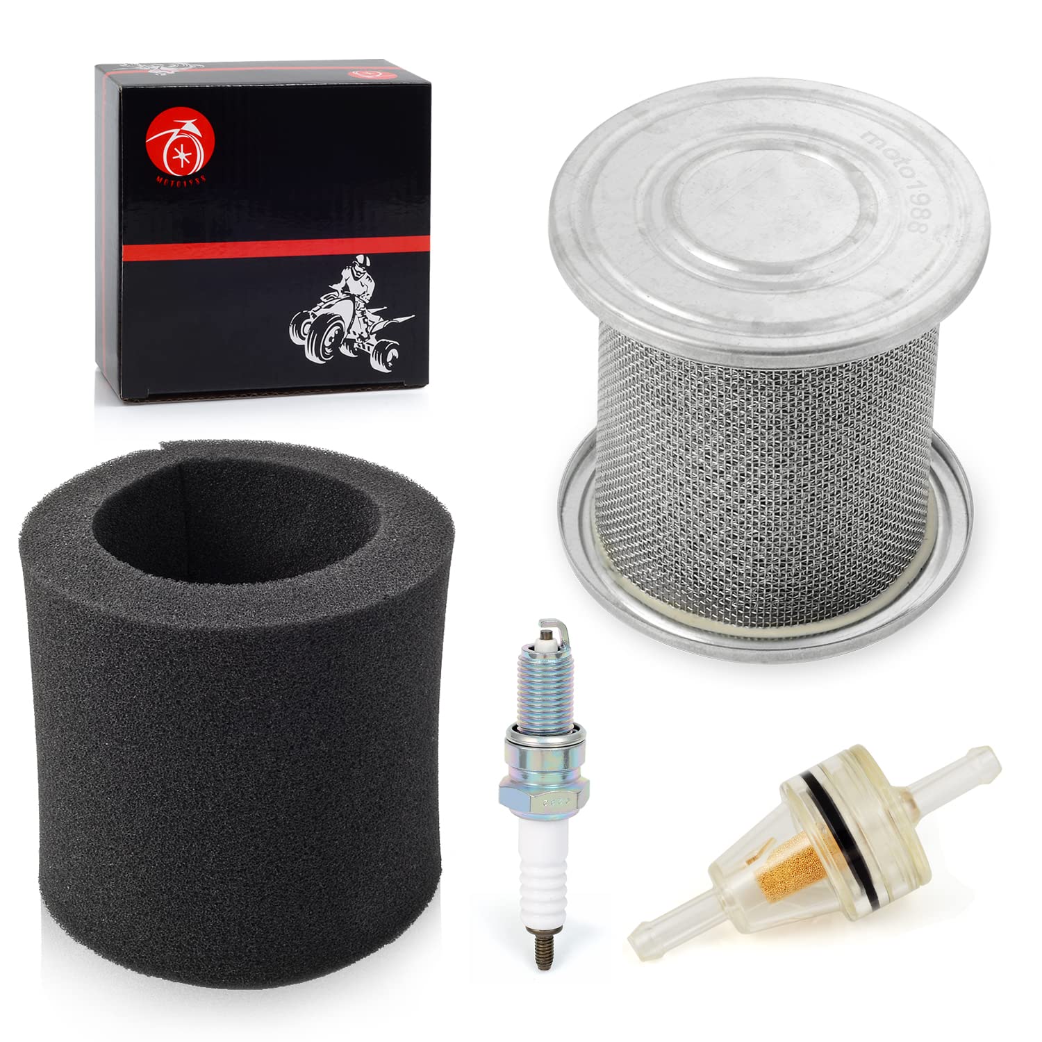 Air Filter Holder Kit Spark Plug For Honda Xr80 Xr100 R Crf80 Crf100 F Trx90 17212-Kj2-003