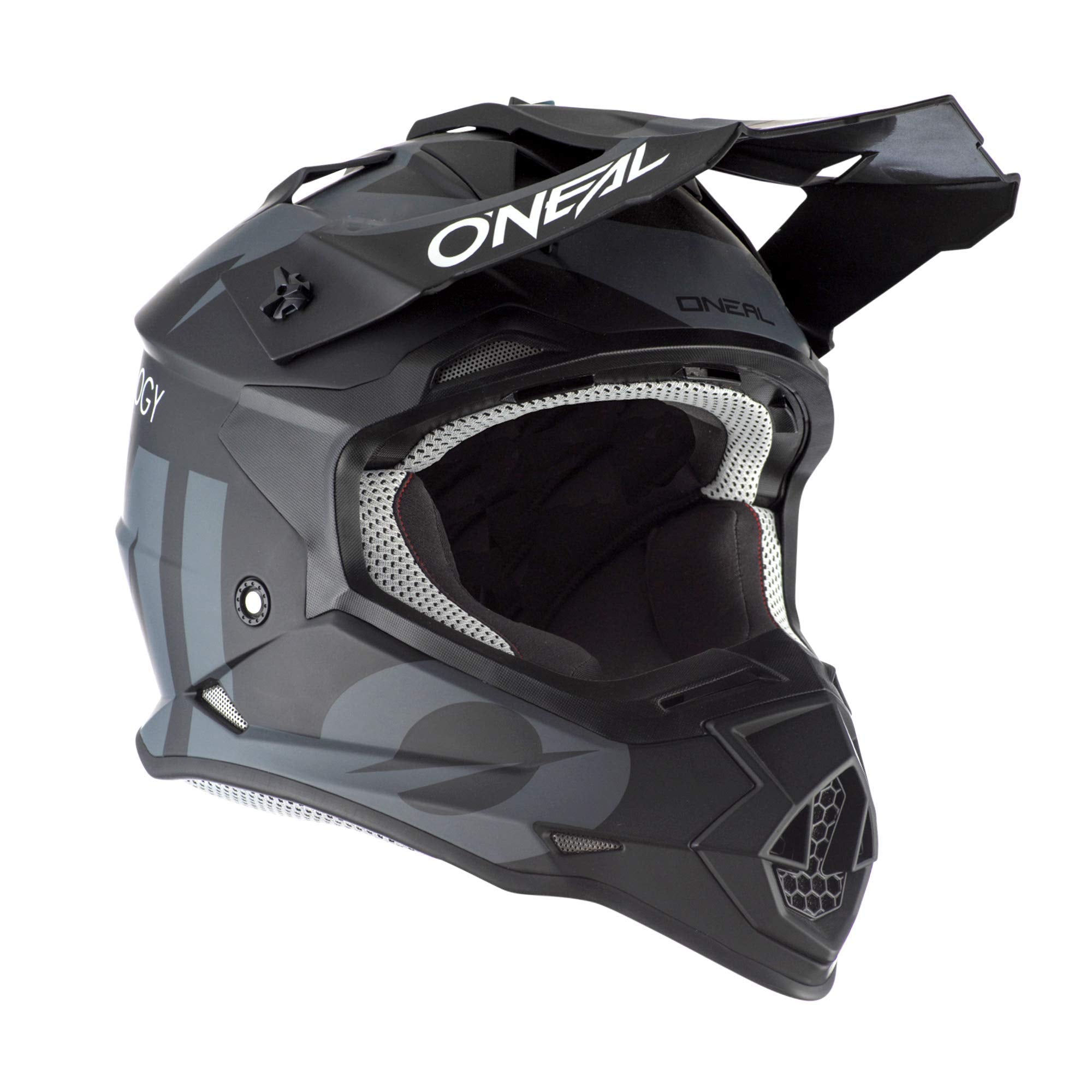 O'Neal - 0200-S15 2Series Adult Helmet, Slick (Black/Gray, Xl)